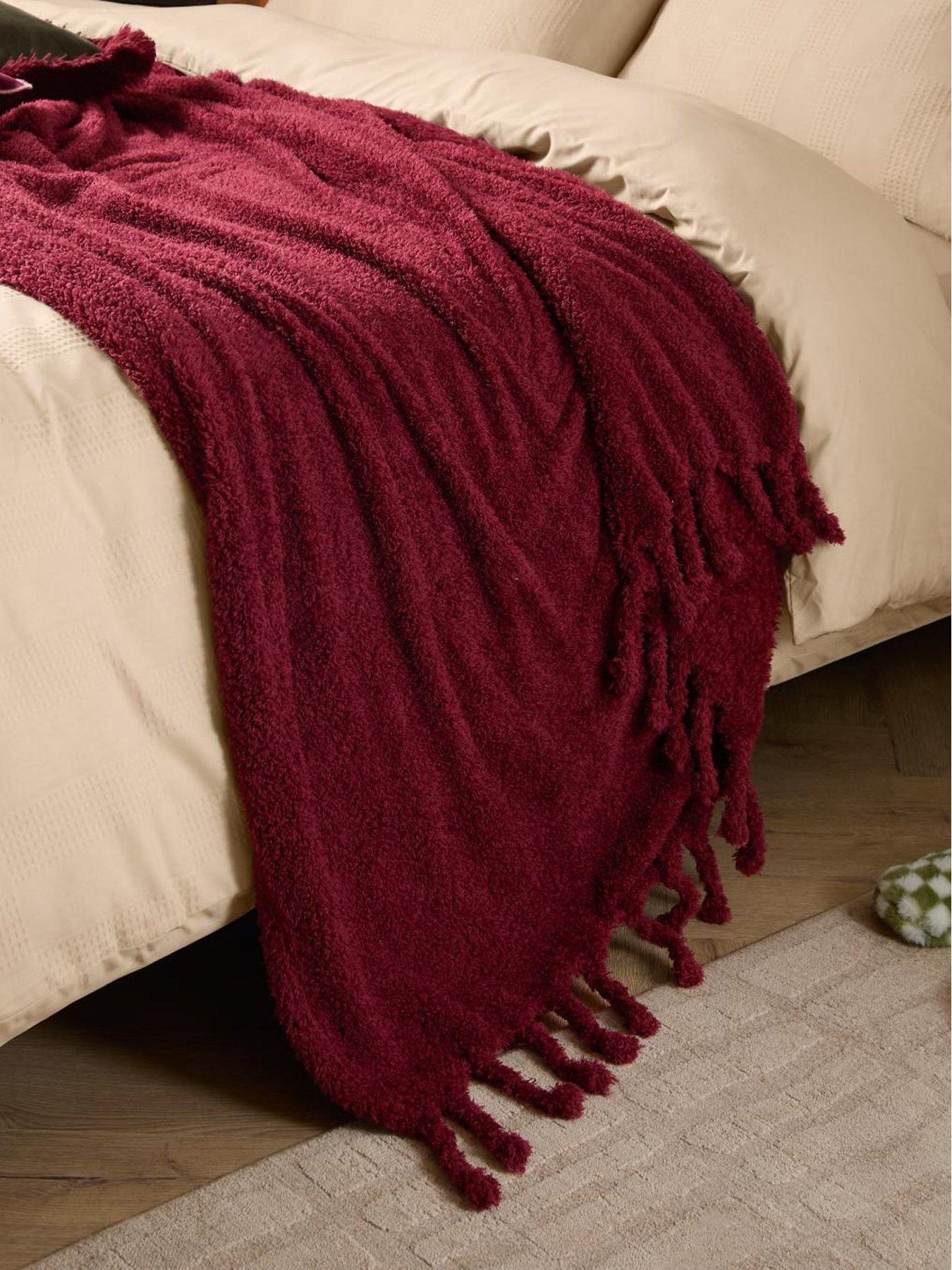 Furn Harlan Borg Sherpa 140x180cm Throw
