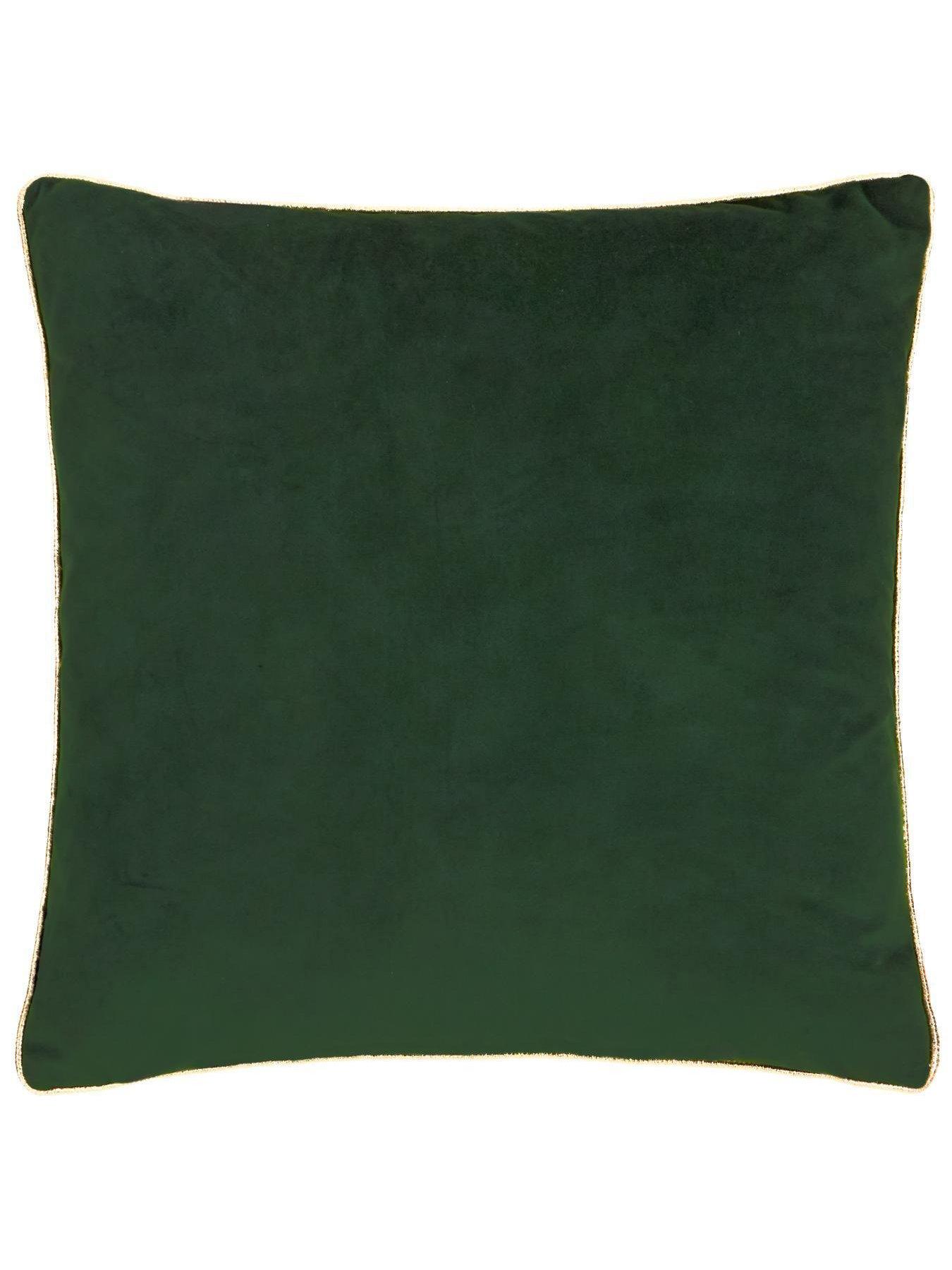 Image 4 of 4 of Furn Merry Christmas 45x45 Polyester Cushion Ecru/dark Green