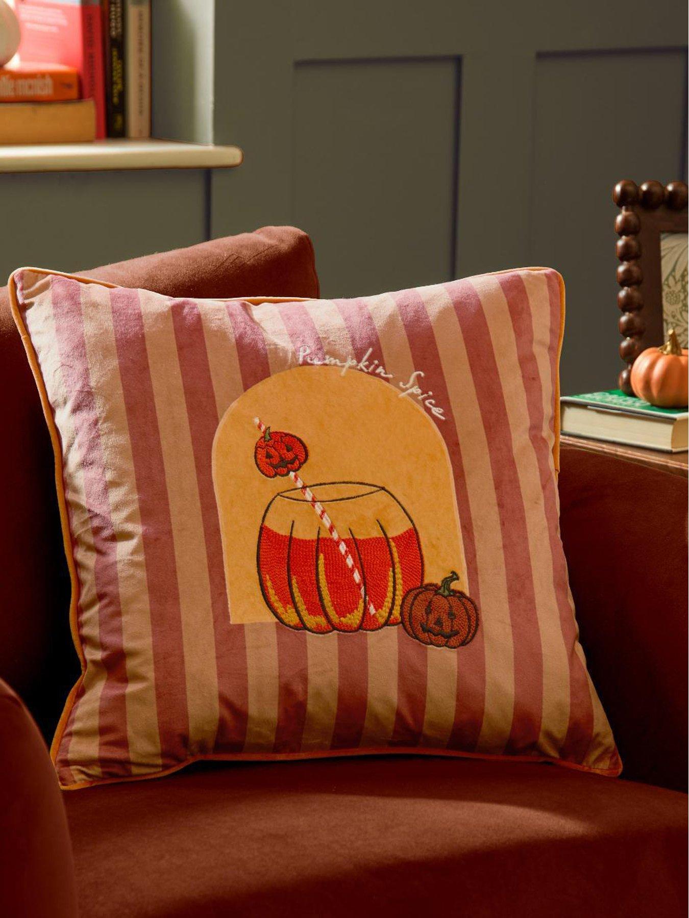 Furn Pumpkin Spice 45x45 Polyester Cushion Orange