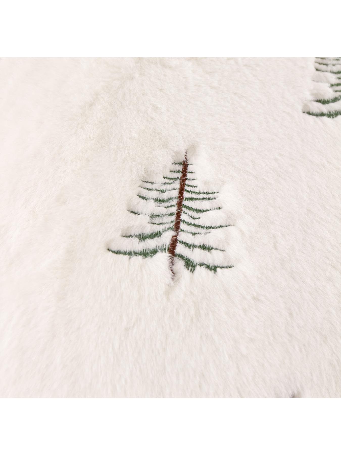 Image 3 of 4 of Furn Winter Pines 45x45 Polyester Cushion Ecru