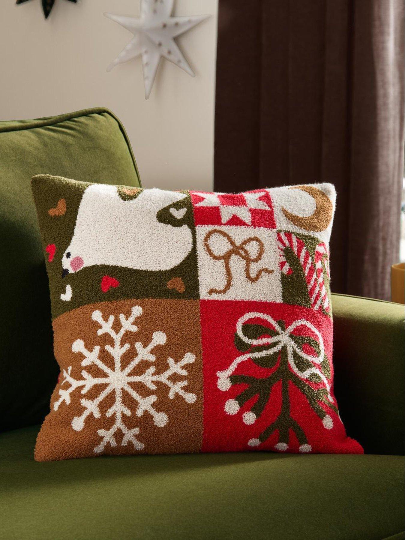 Image 1 of 4 of Furn Fika Patch 43x43 Polyester Cushion Multicolour