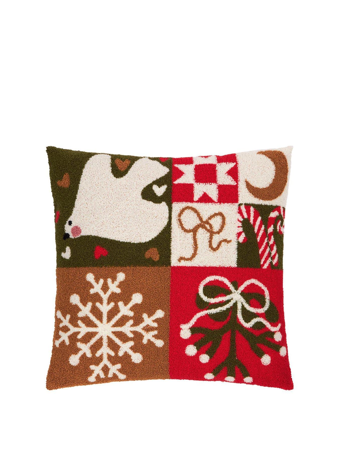 Image 2 of 4 of Furn Fika Patch 43x43 Polyester Cushion Multicolour