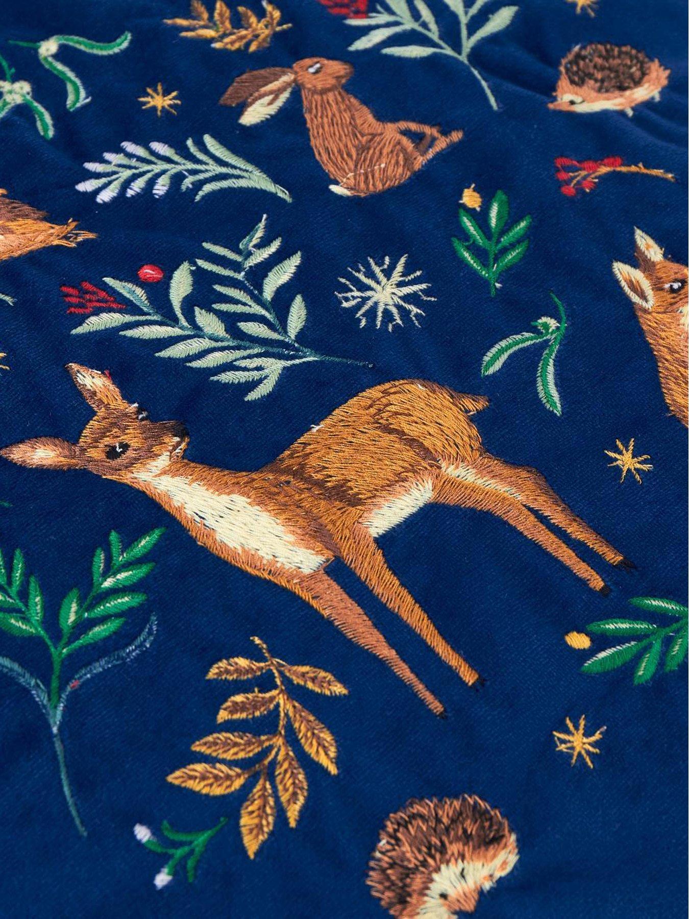 Image 3 of 6 of Furn Berry Woods 45x45 Polyester Cushion Navy