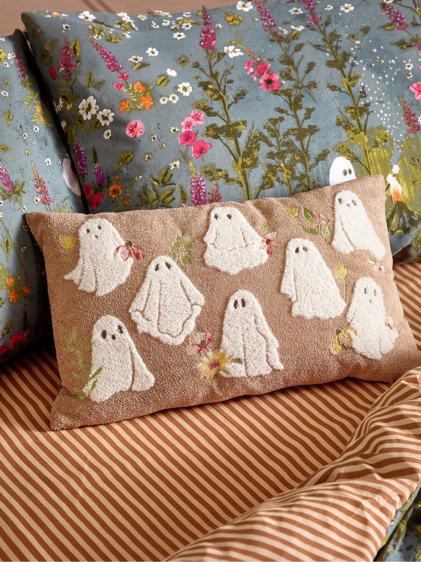 Image 1 of 4 of Furn Bootanical Ghost 30x50 Polyester Cushion Natural