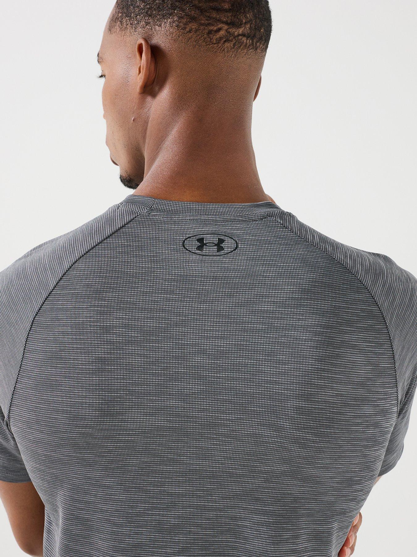 Image 6 of 6 of UNDER ARMOUR Mens Training Tech Textured T-Shirt - Grey