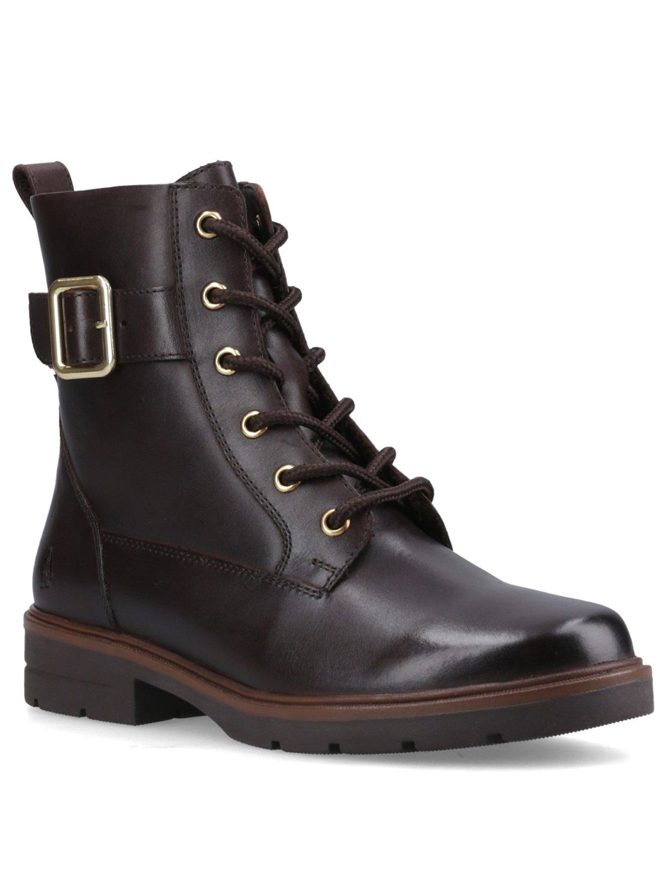 Image 2 of 4 of Hush Puppies Teagan Biker Boot - Black