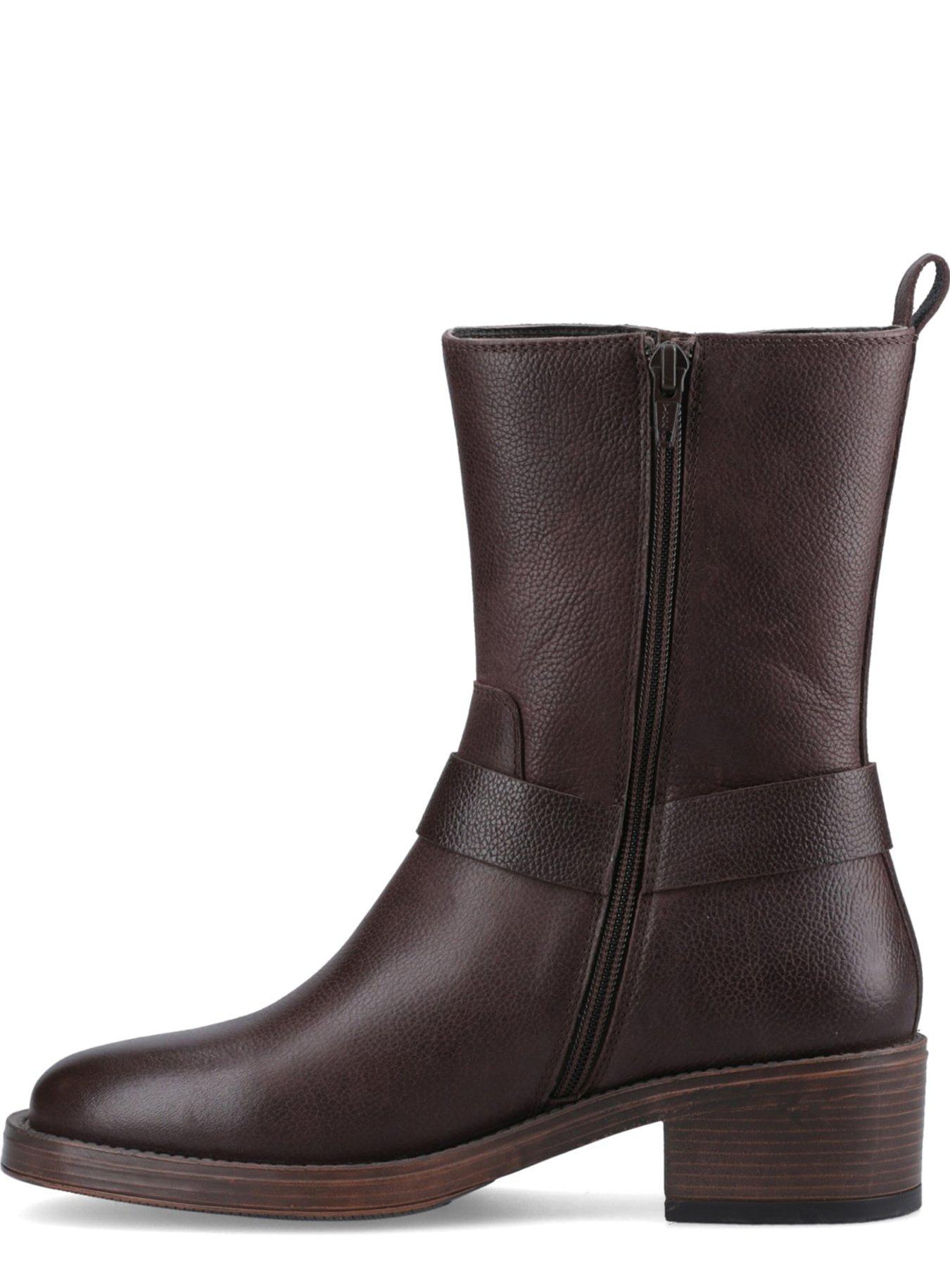 Image 4 of 5 of Hush Puppies Althea Buckle Boot - Brown