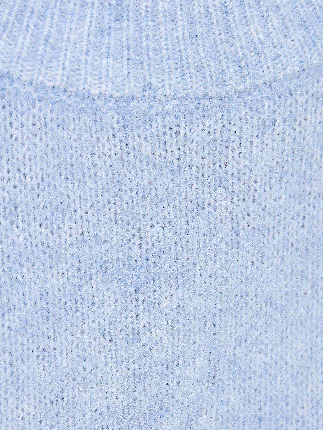 Image 5 of 5 of New Look Crew Neck Knitted Jumper - Blue