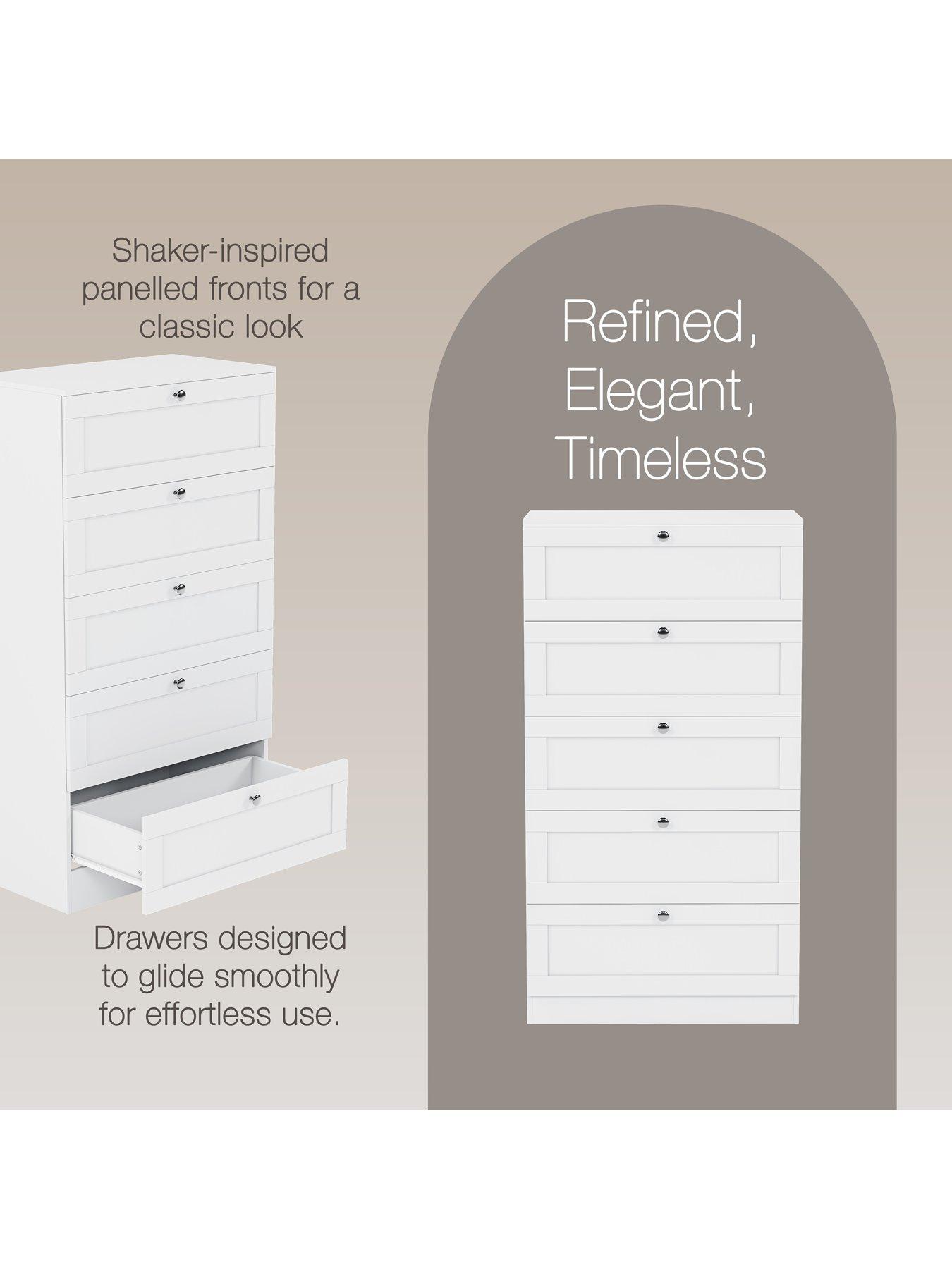 Image 3 of 7 of Vida Designs Altino 5 Drawer Chest