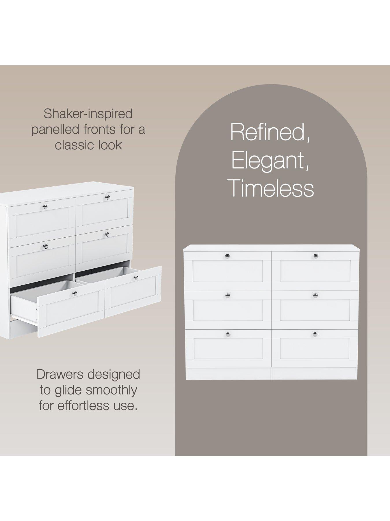 Image 3 of 7 of Vida Designs Altino 6 Drawer Double Chest