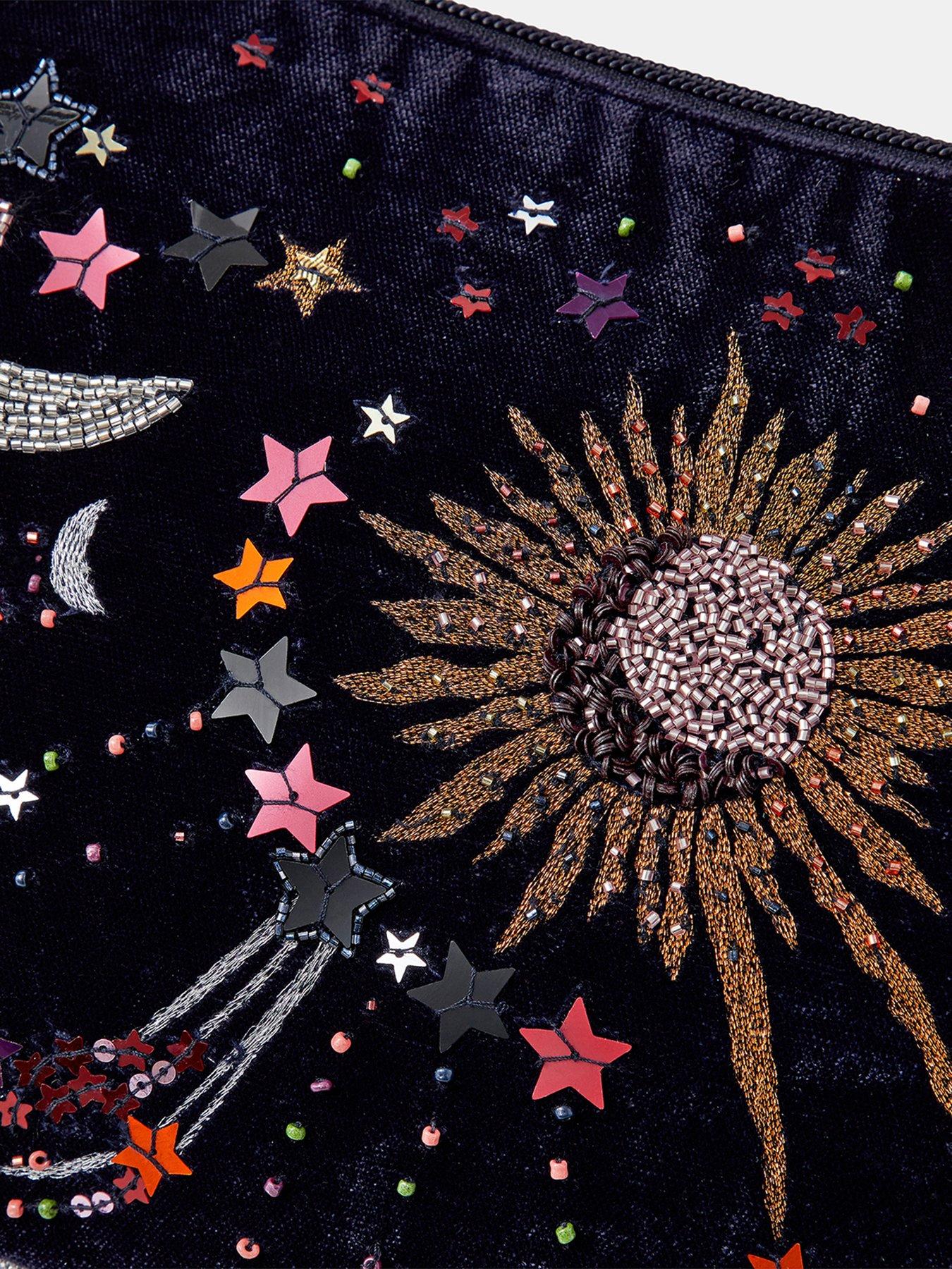 Image 3 of 4 of Accessorize Celestial Embellished Pouch