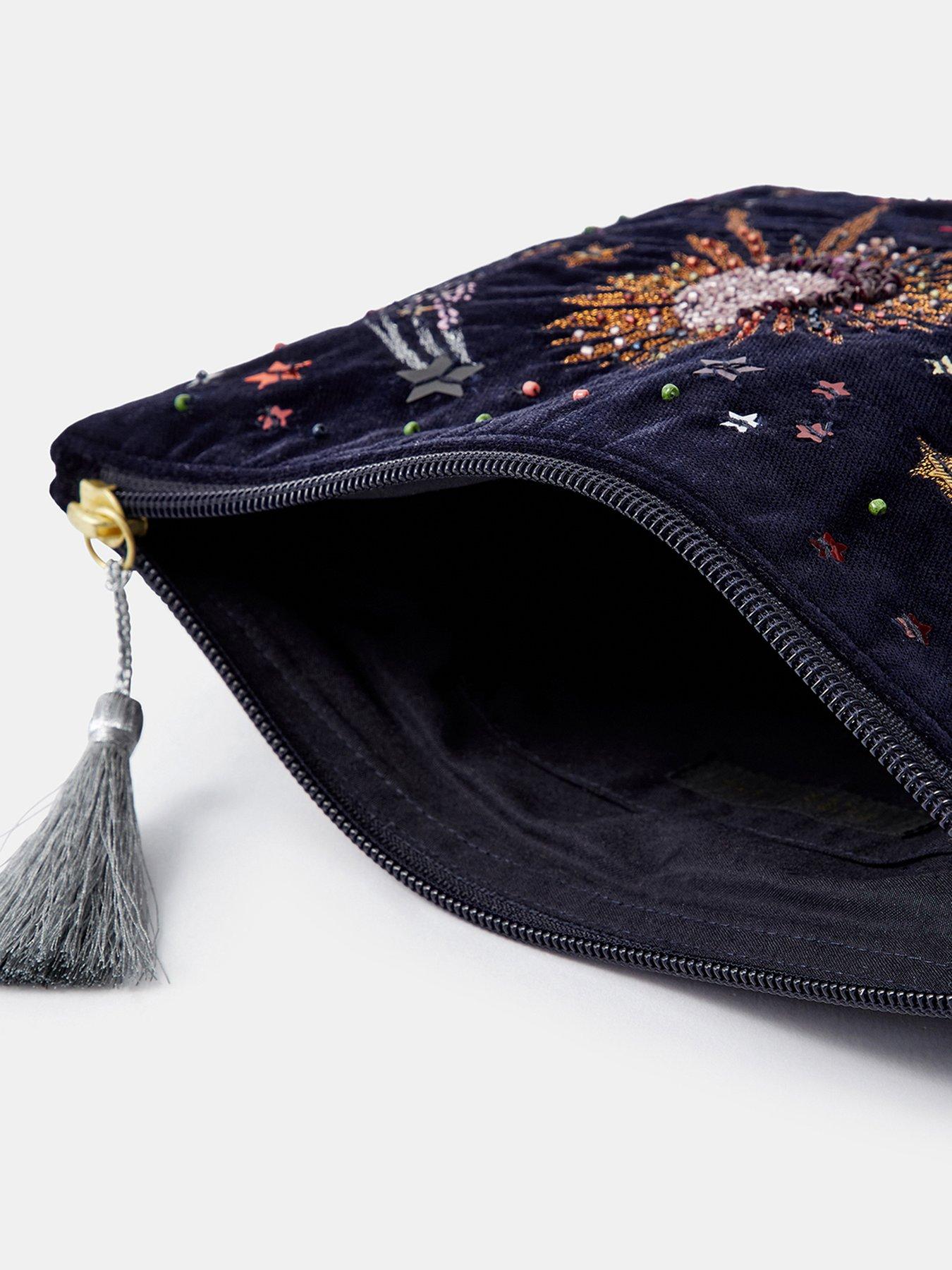 Image 4 of 4 of Accessorize Celestial Embellished Pouch