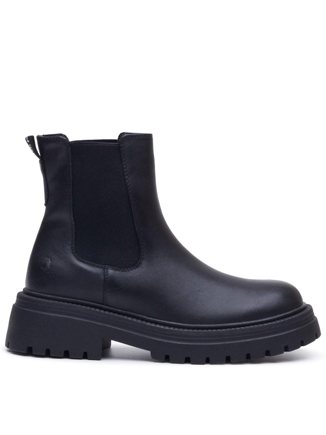 Image 1 of 7 of Hush Puppies Rose Chelsea Boot - Black