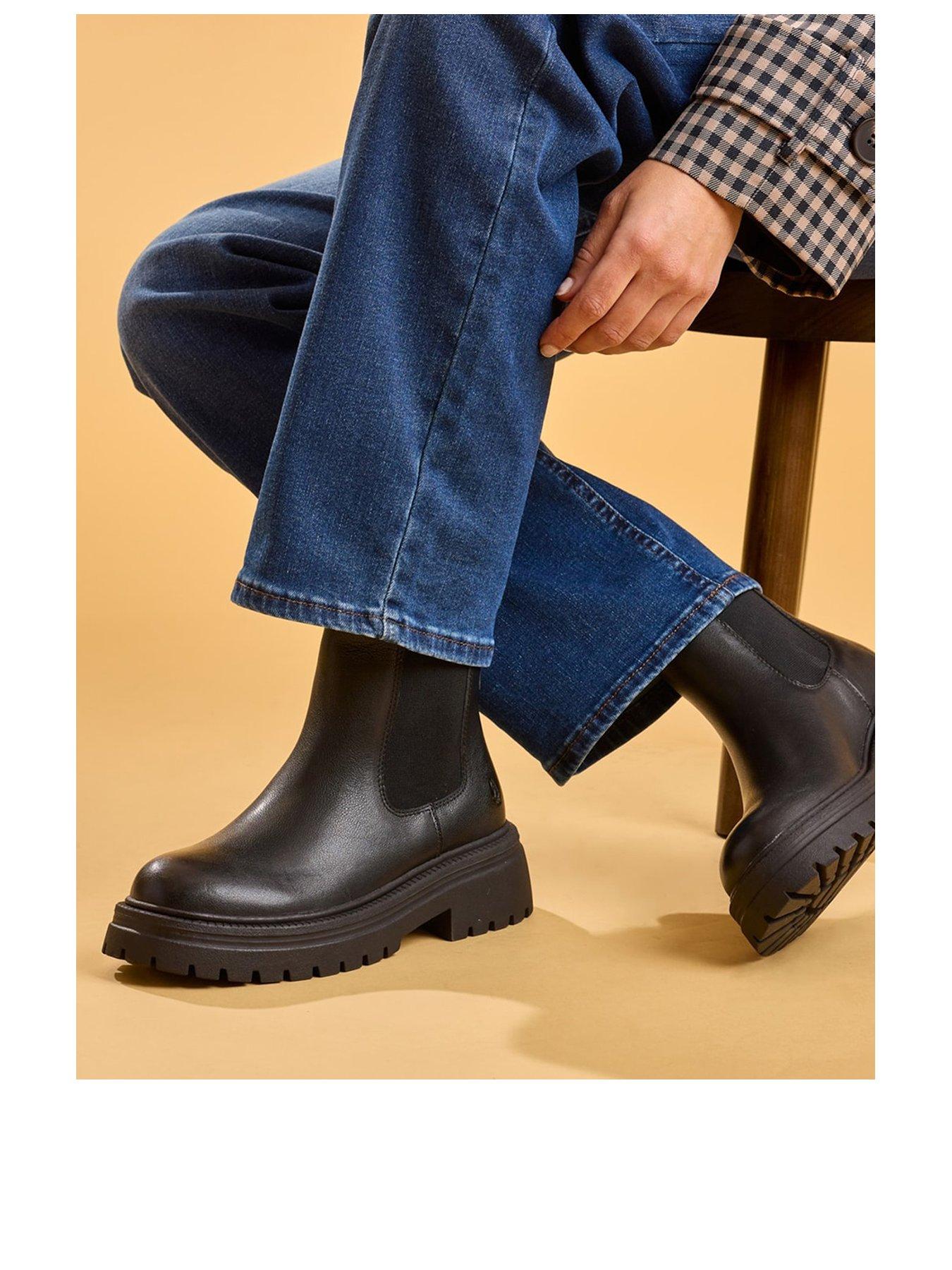 Image 2 of 7 of Hush Puppies Rose Chelsea Boot - Black