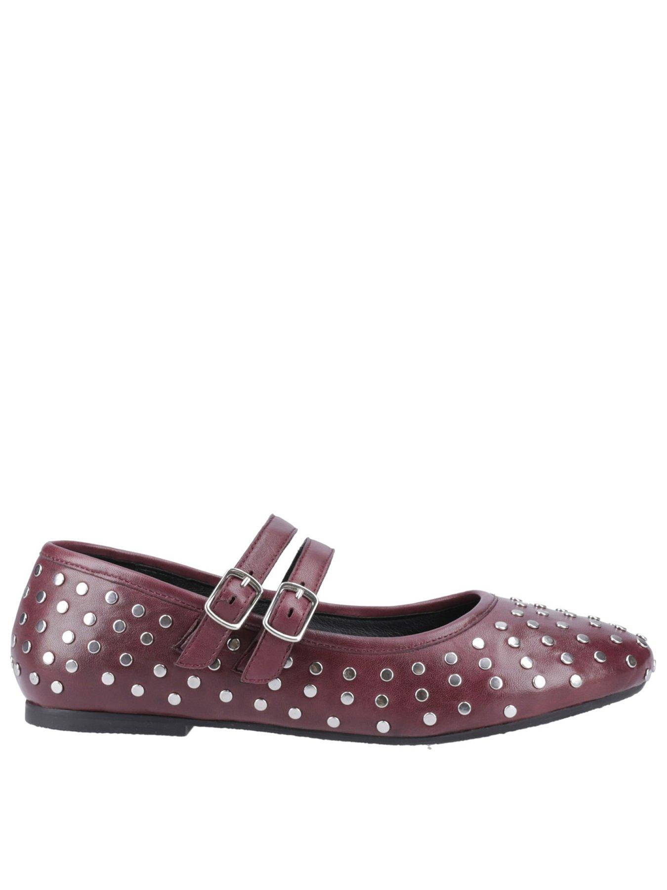 Hush Puppies Nixie Mary Jane Stud - Red