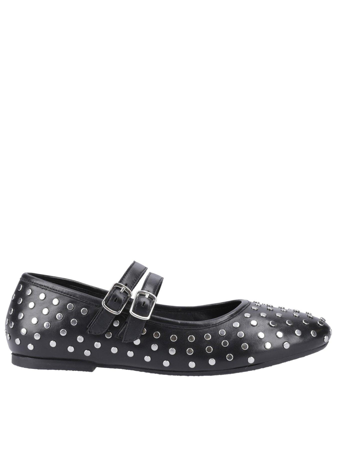Hush Puppies Nixie Mary Jane Stud - Black