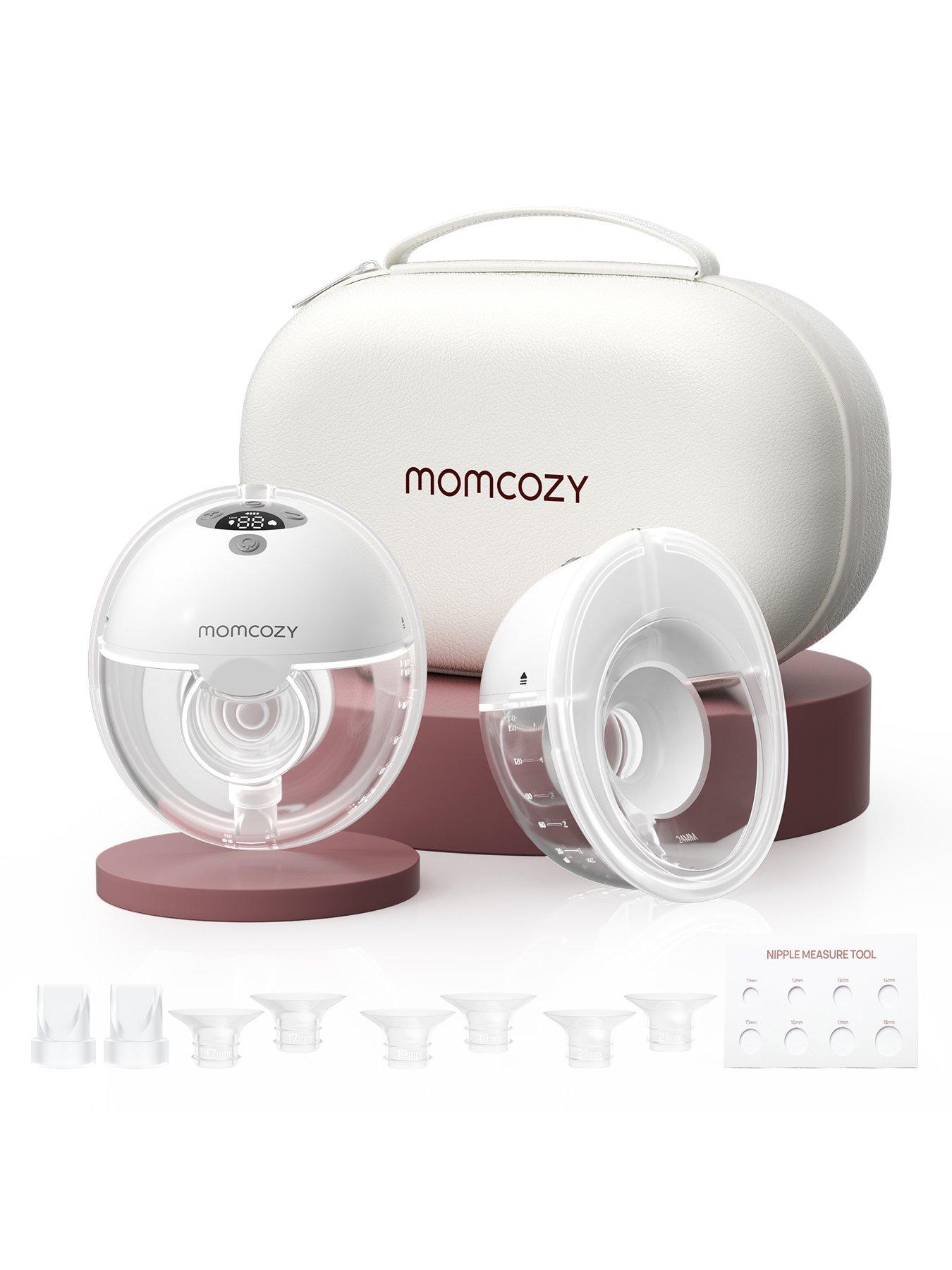 Momcozy M5 Smart Wearable Electric Breast Pump Double-Gray