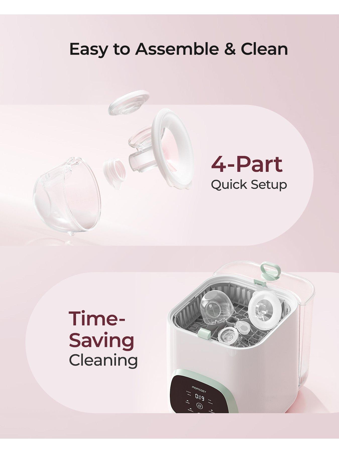 Image 3 of 8 of Momcozy S12 Pro+ Wearable Electric Breast Pump Double-White