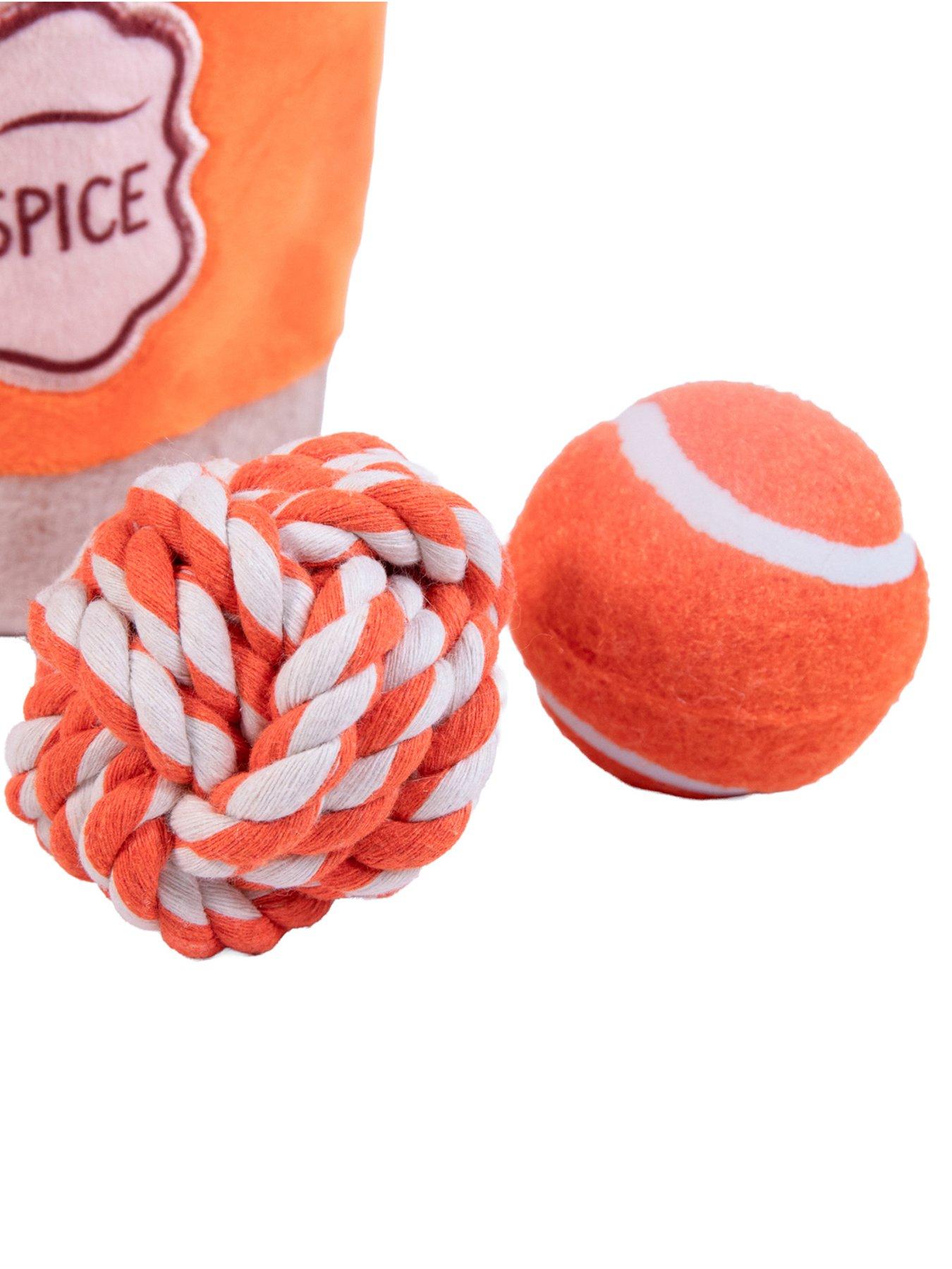 Image 3 of 7 of Rosewood Pumpkin snuffle Cup/Fall Bear Latex Dog Toy Bundle