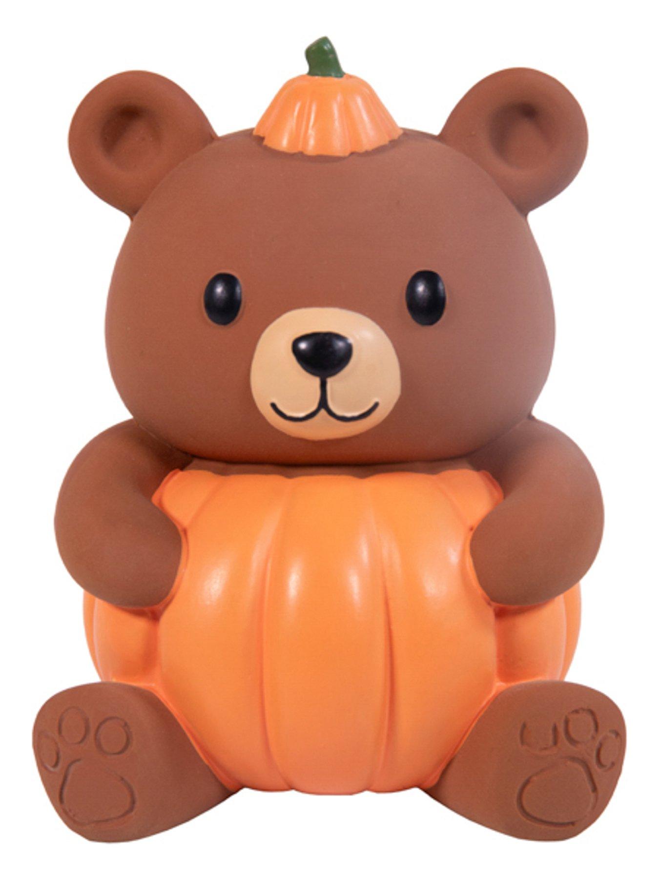 Image 5 of 7 of Rosewood Pumpkin snuffle Cup/Fall Bear Latex Dog Toy Bundle