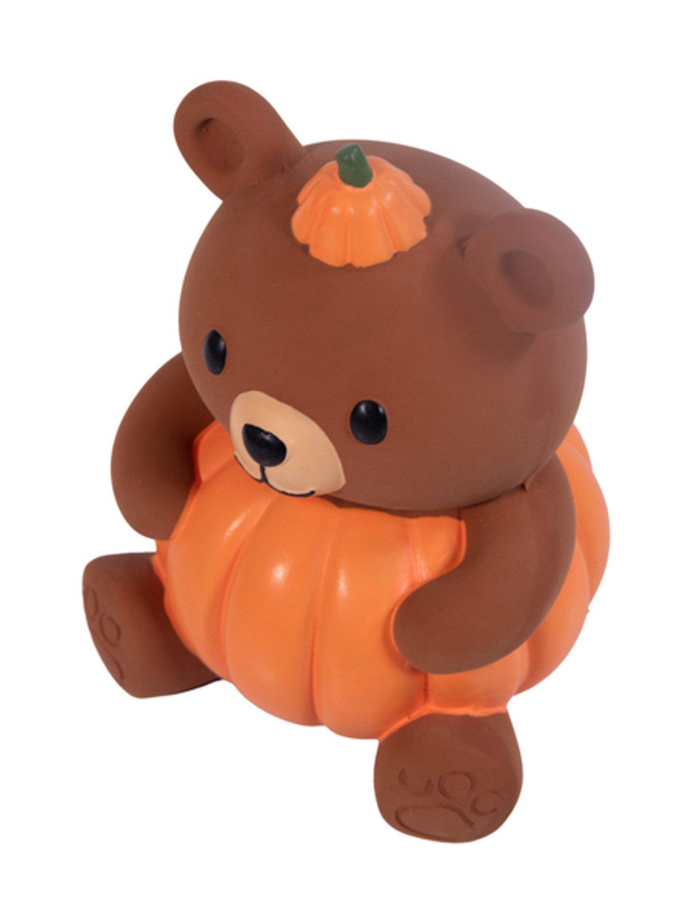 Image 7 of 7 of Rosewood Pumpkin snuffle Cup/Fall Bear Latex Dog Toy Bundle