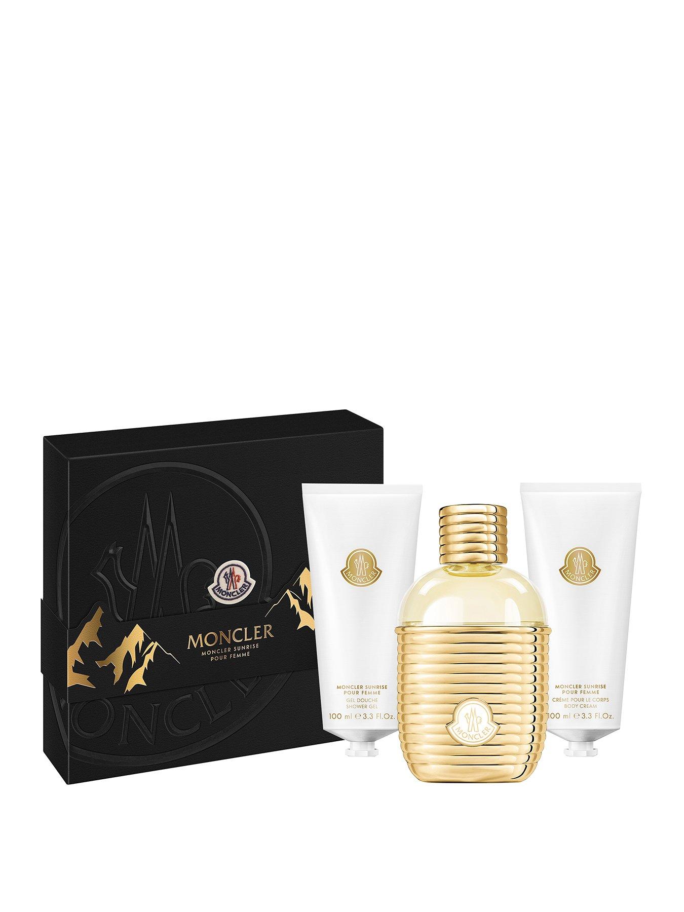Moncler Pour Femme Sunrise EdP 100ml, Shower Gel 100ml & body Lotion 100ml