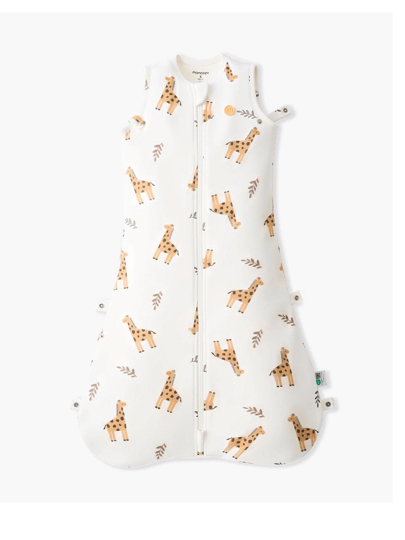 Image 2 of 7 of Momcozy Sleep Sack for Baby 0-6 Months-(Giraffe)