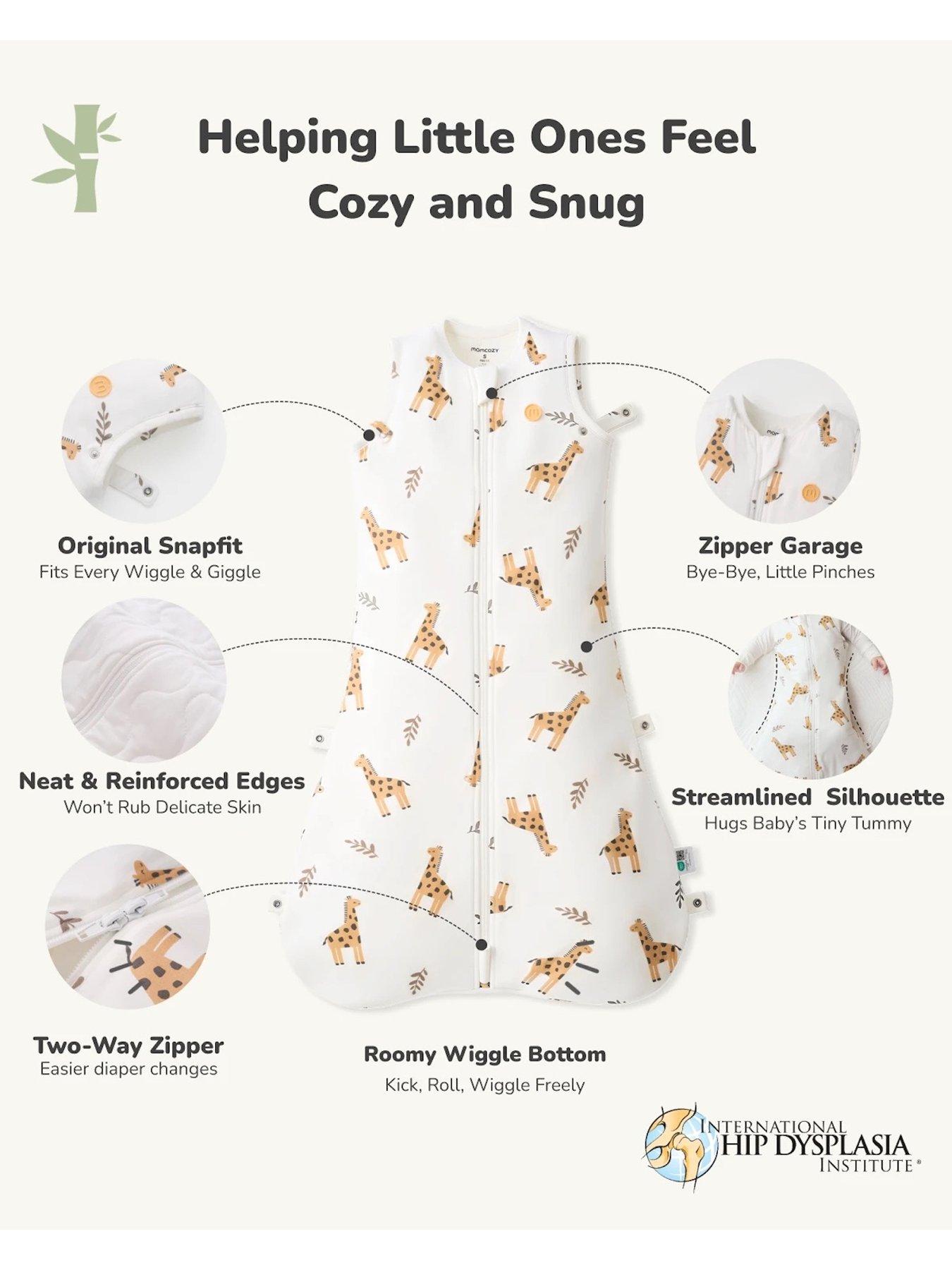 Image 3 of 7 of Momcozy Sleep Sack for Baby 0-6 Months-(Giraffe)