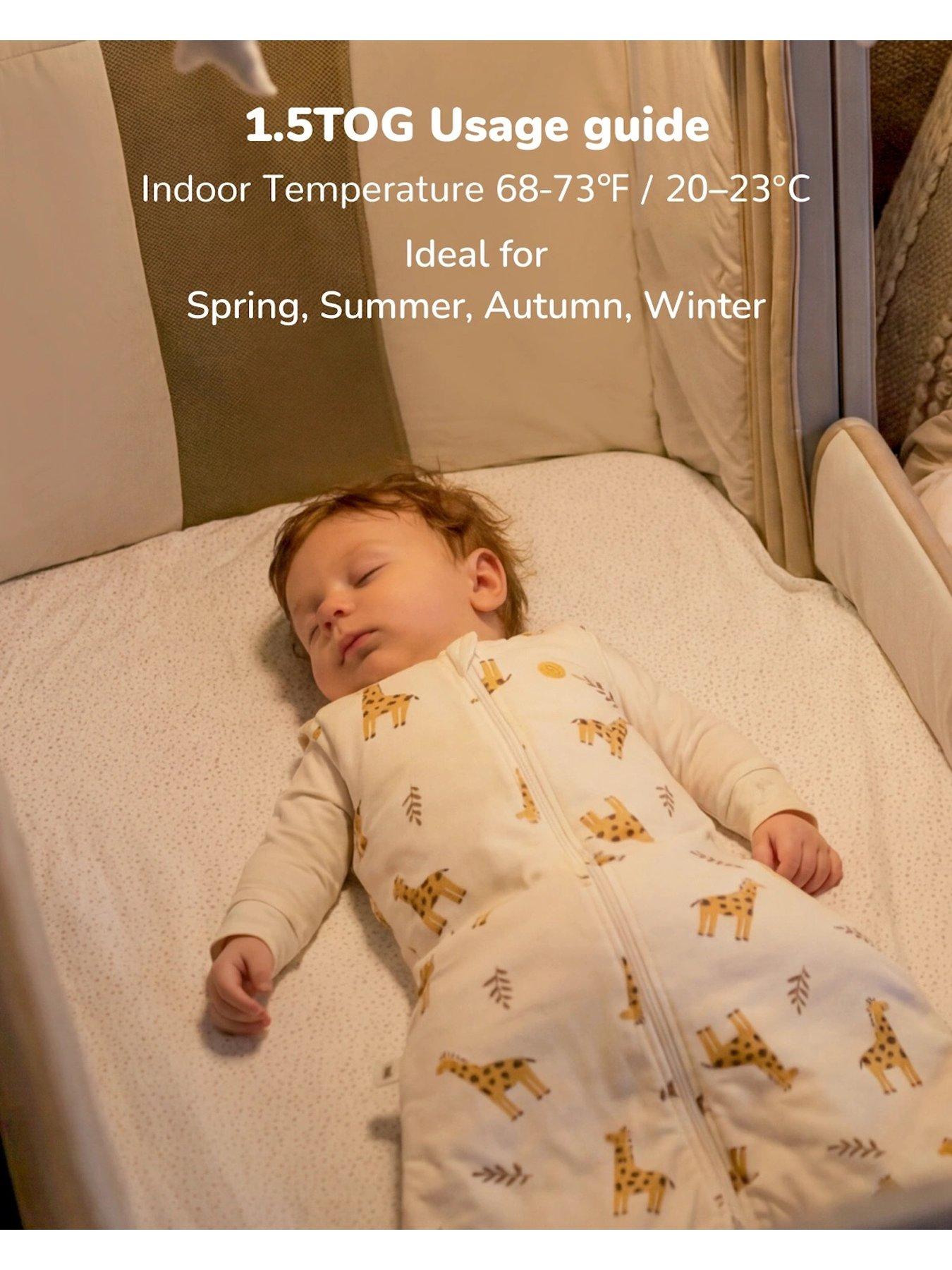 Image 7 of 7 of Momcozy Sleep Sack for Baby 0-6 Months-(Giraffe)