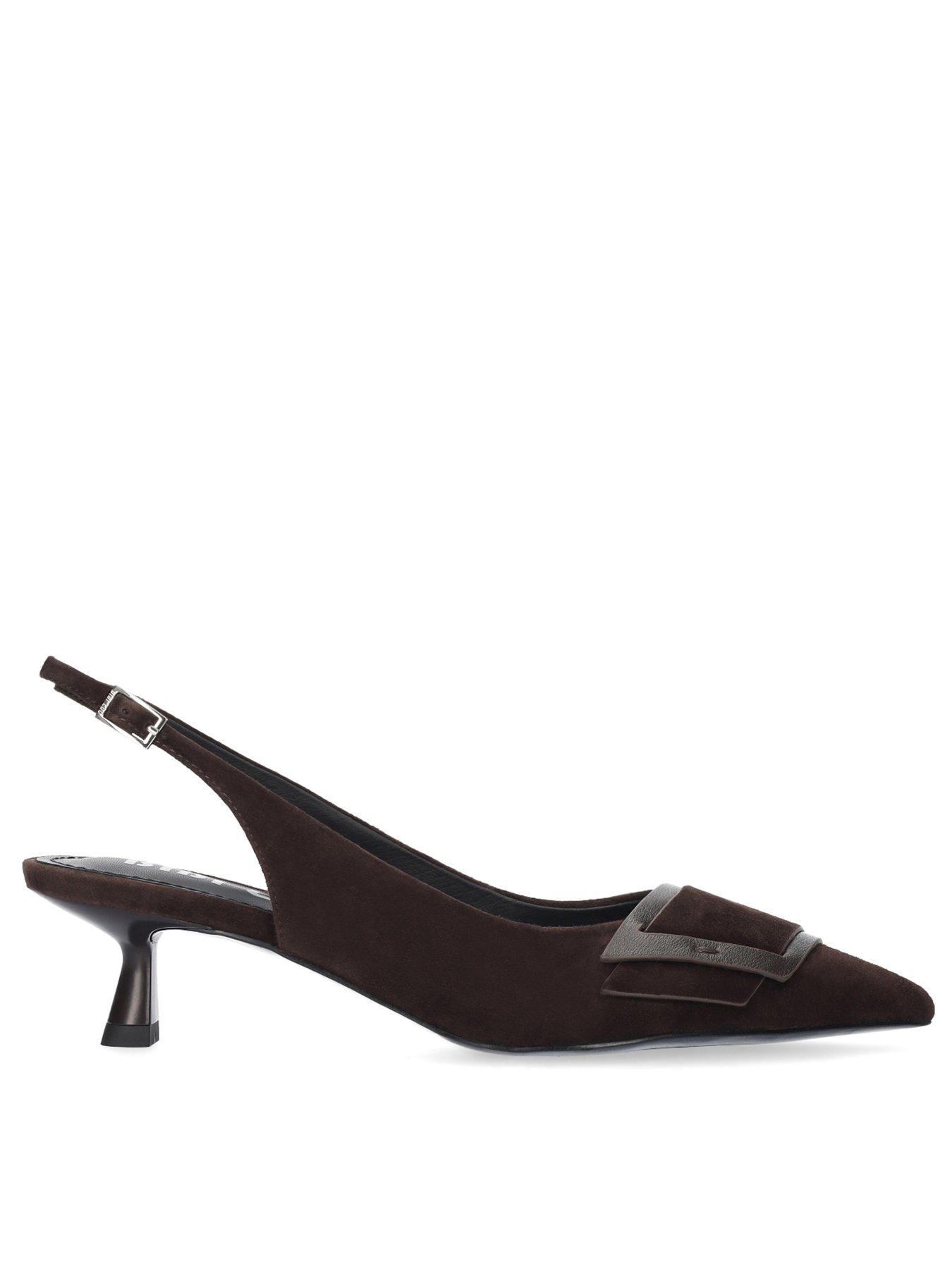 Image 1 of 4 of Bibi Lou Astra Suede Pumps 40 - Brown
