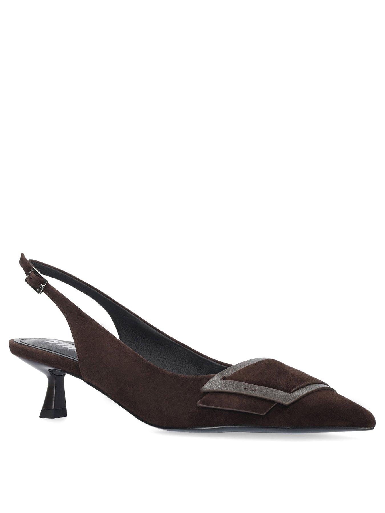 Image 2 of 4 of Bibi Lou Astra Suede Pumps 40 - Brown