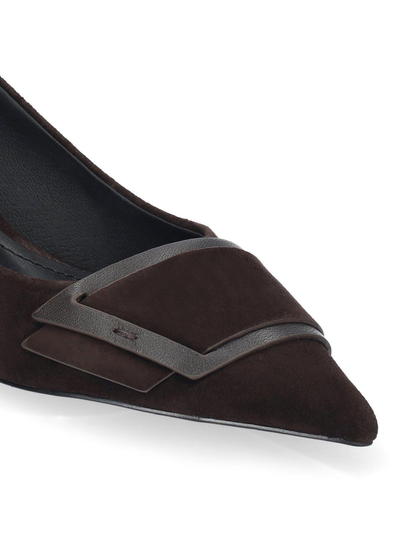 Image 4 of 4 of Bibi Lou Astra Suede Pumps 40 - Brown
