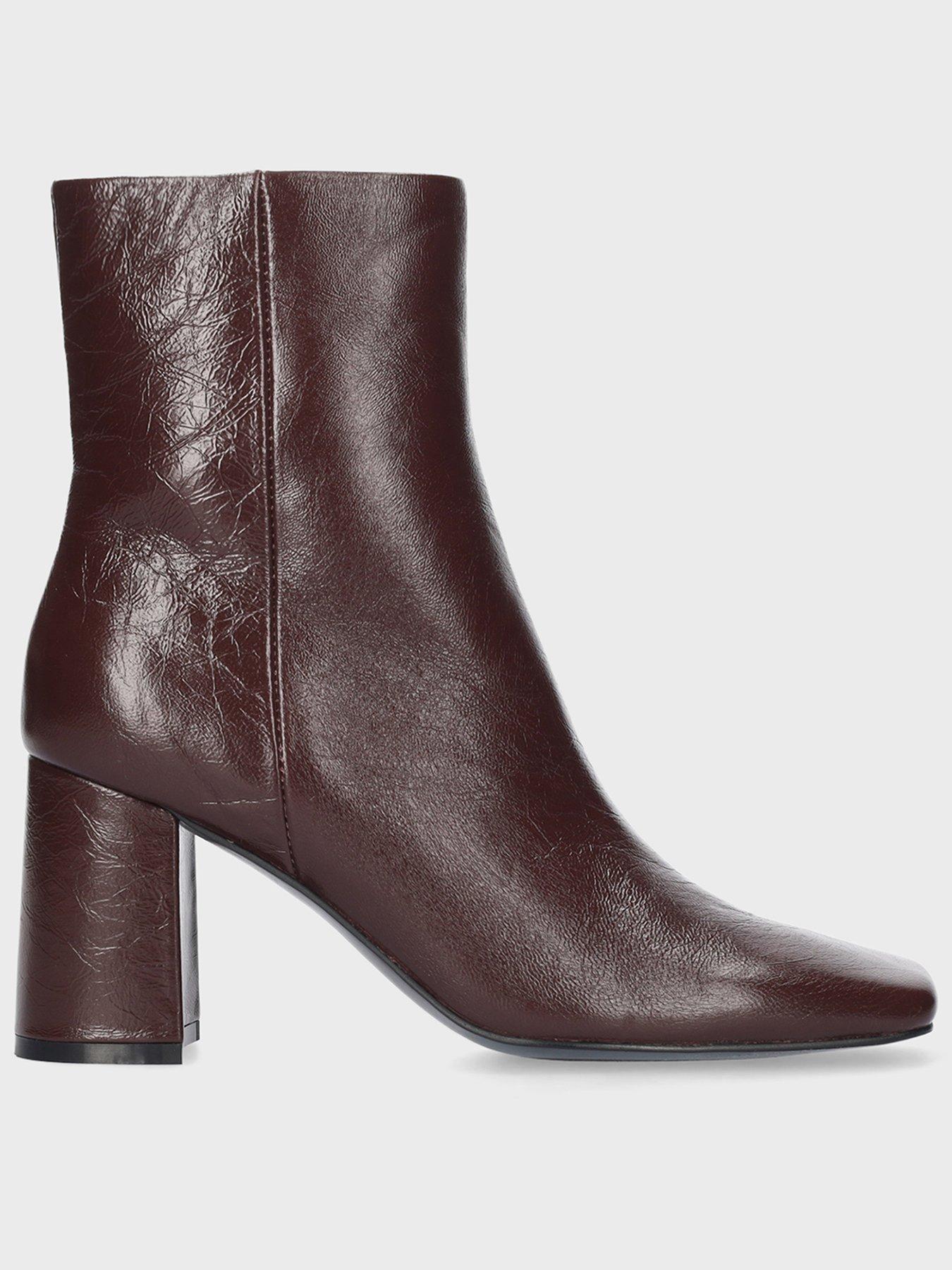 Image 1 of 4 of Bibi Lou North Leather Booties 65 - Burgundy