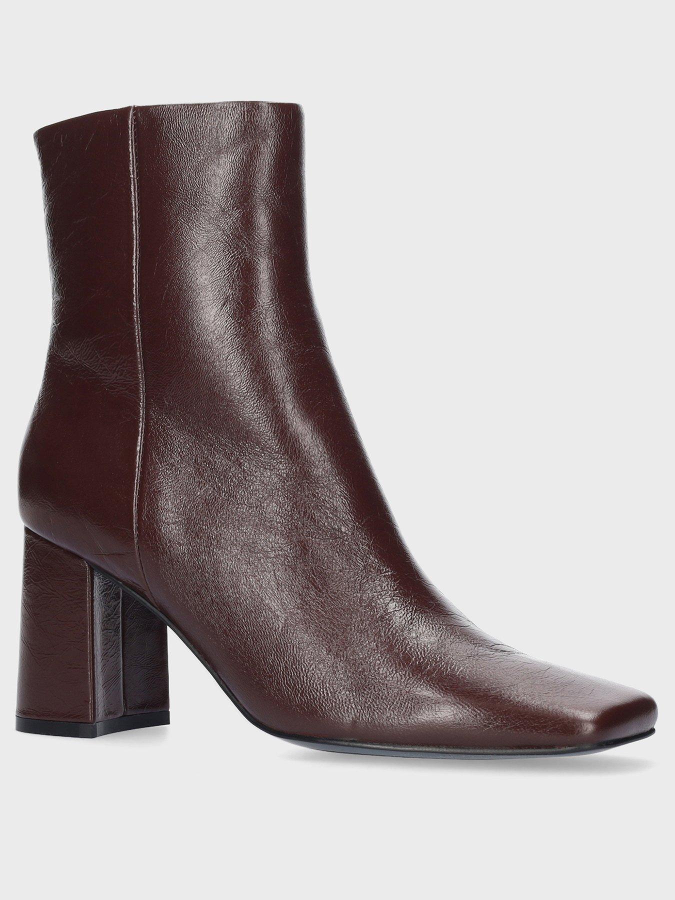 Image 2 of 4 of Bibi Lou North Leather Booties 65 - Burgundy