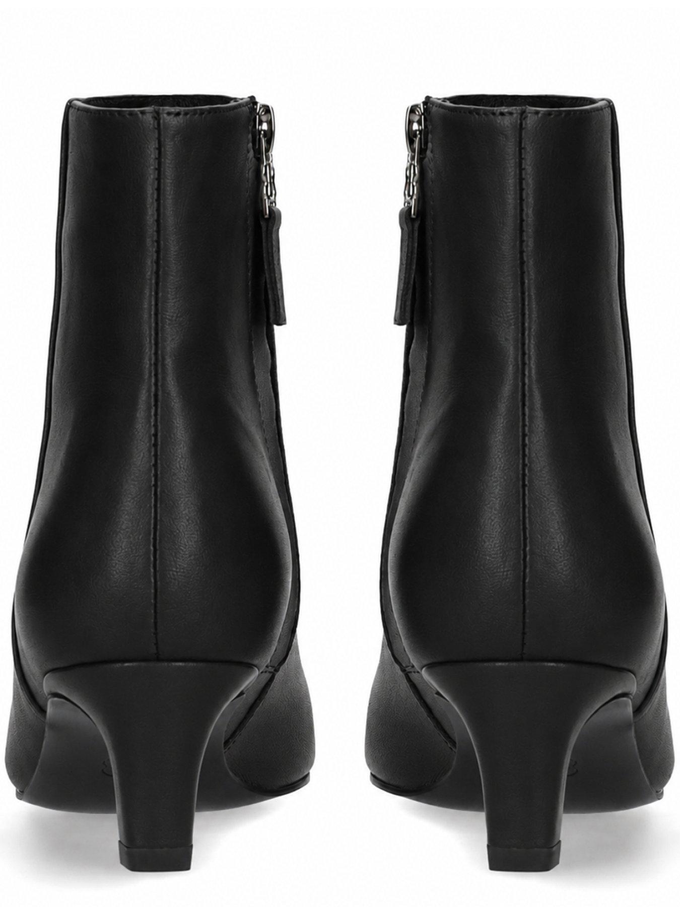 Image 3 of 4 of Bibi Lou Calista Leather Booties 55 - Black