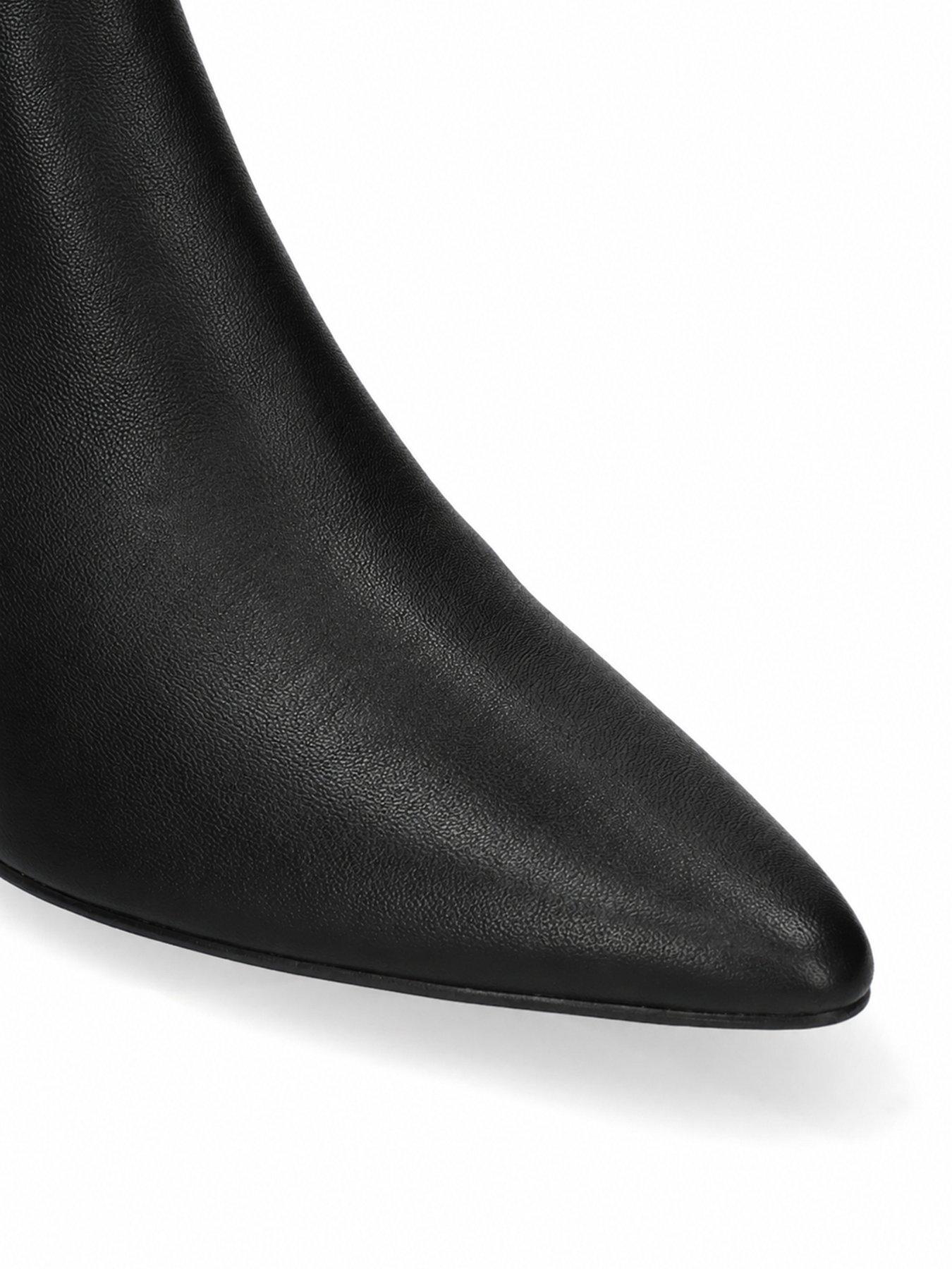 Image 4 of 4 of Bibi Lou Calista Leather Booties 55 - Black