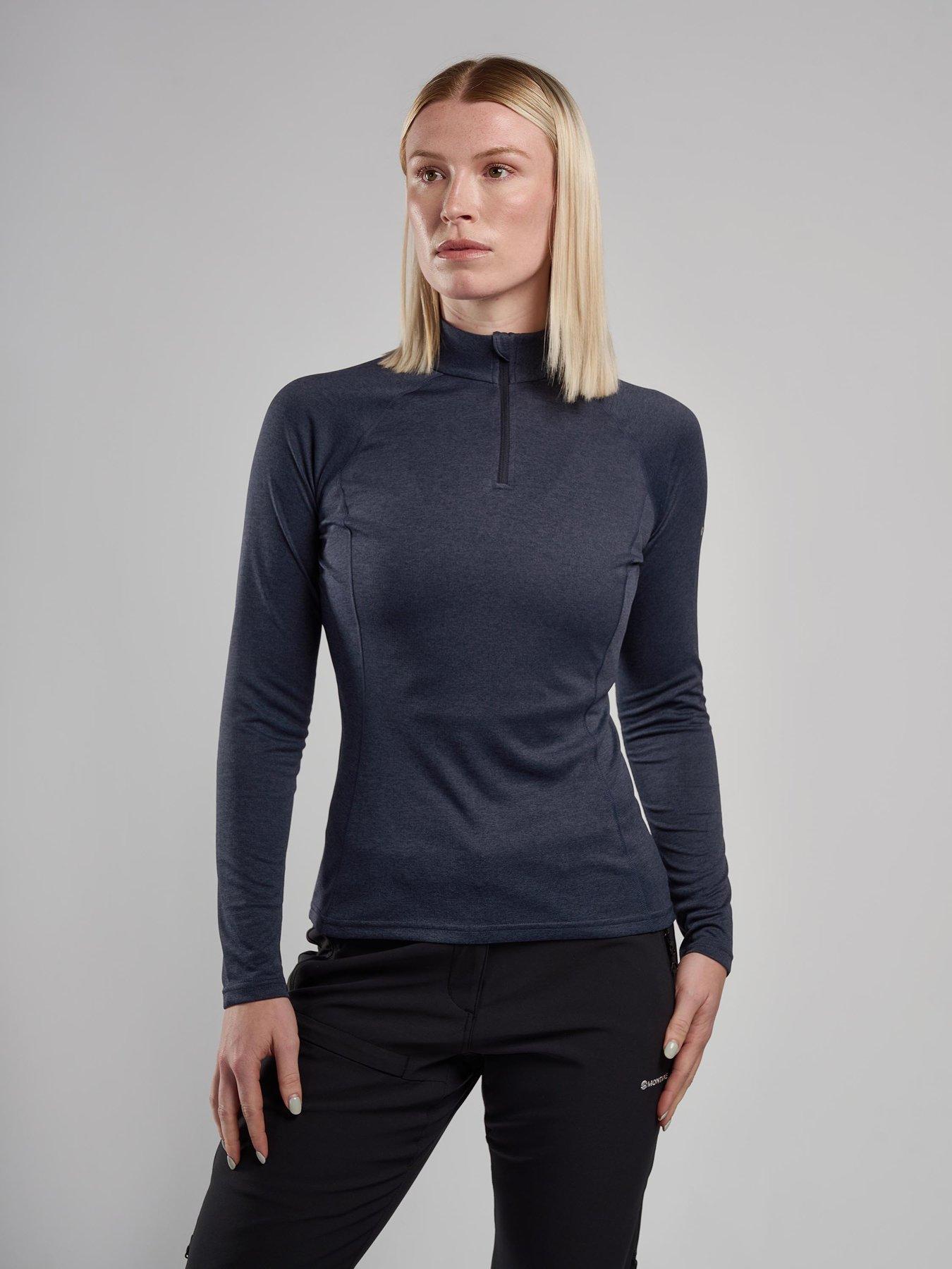 Montane Womens Dart 1/4 Zip Top - Navy