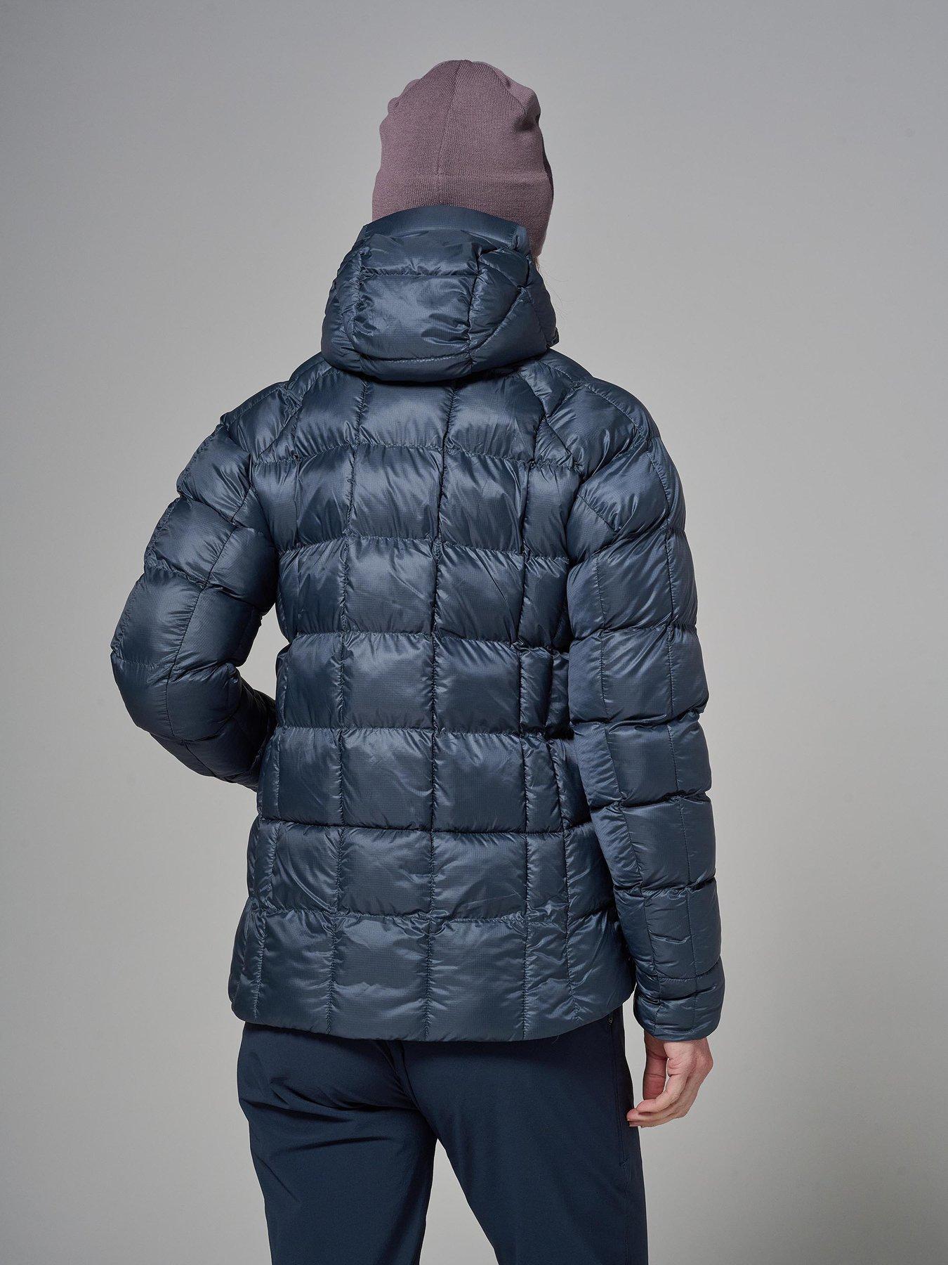 Image 2 of 7 of Montane Womens Hooded Insulated Full-Zip Jacket - Navy