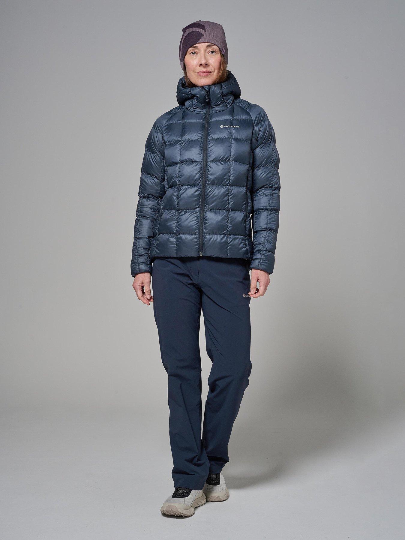 Image 3 of 7 of Montane Womens Hooded Insulated Full-Zip Jacket - Navy