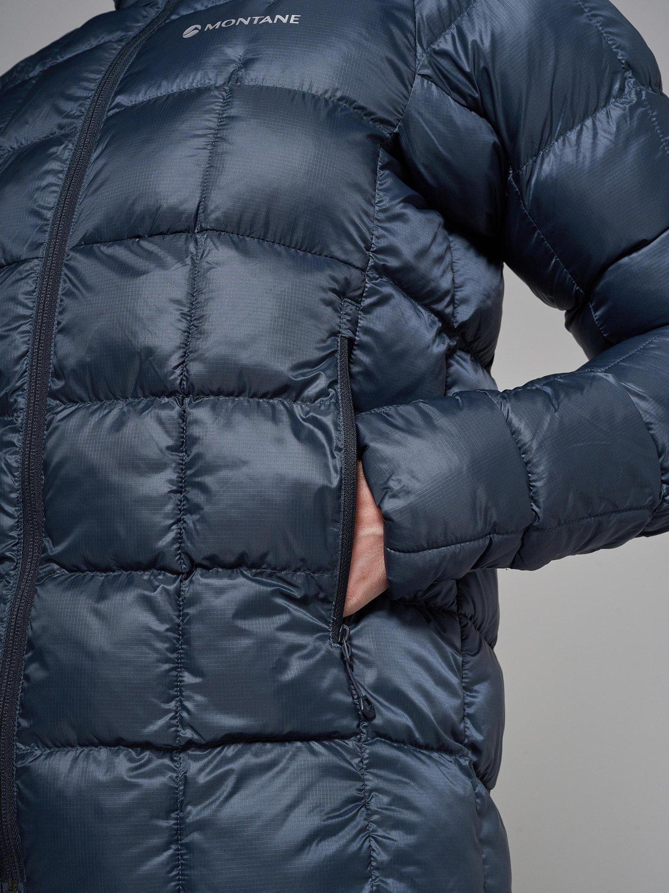 Image 4 of 7 of Montane Womens Hooded Insulated Full-Zip Jacket - Navy
