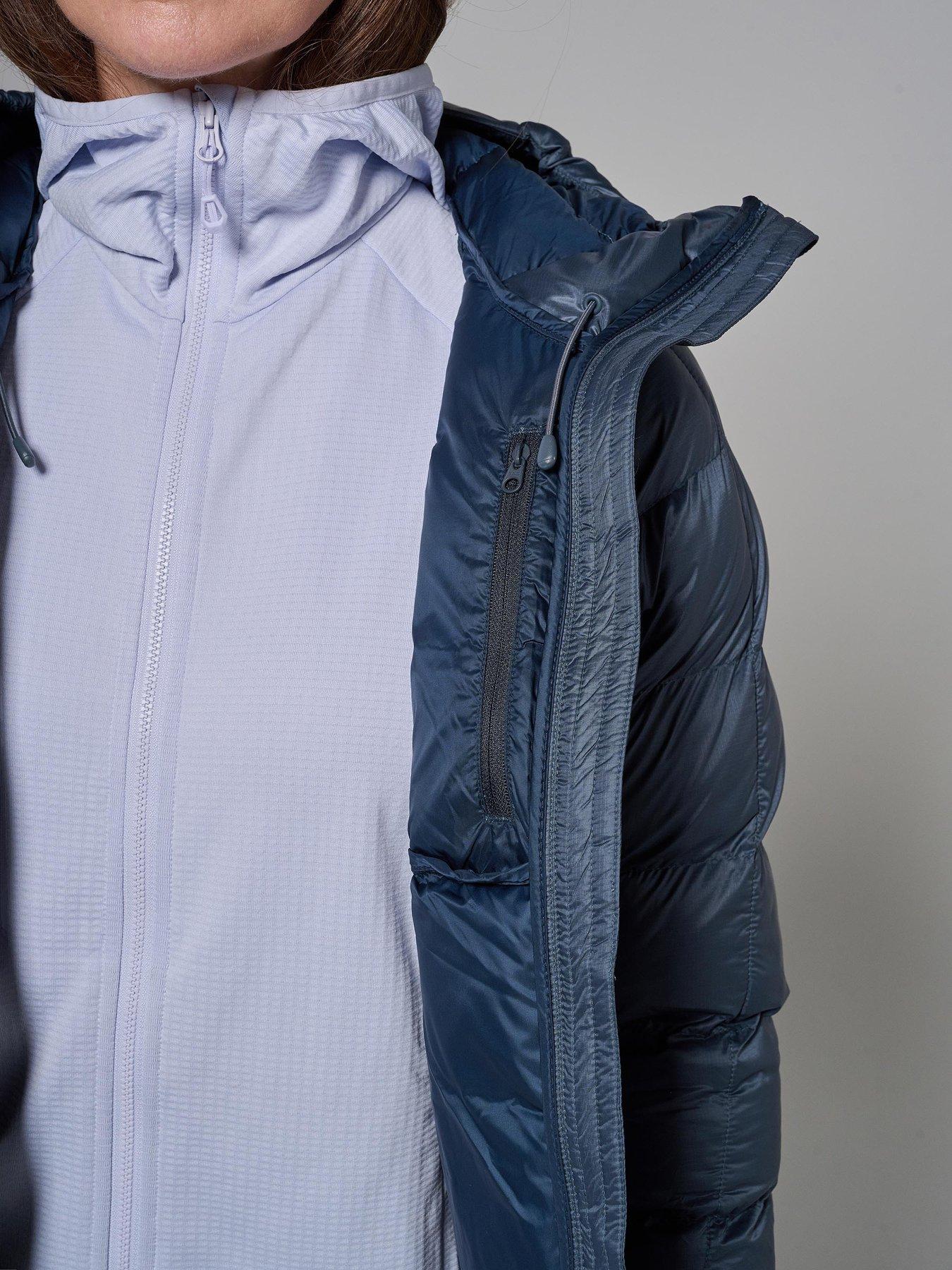 Image 5 of 7 of Montane Womens Hooded Insulated Full-Zip Jacket - Navy