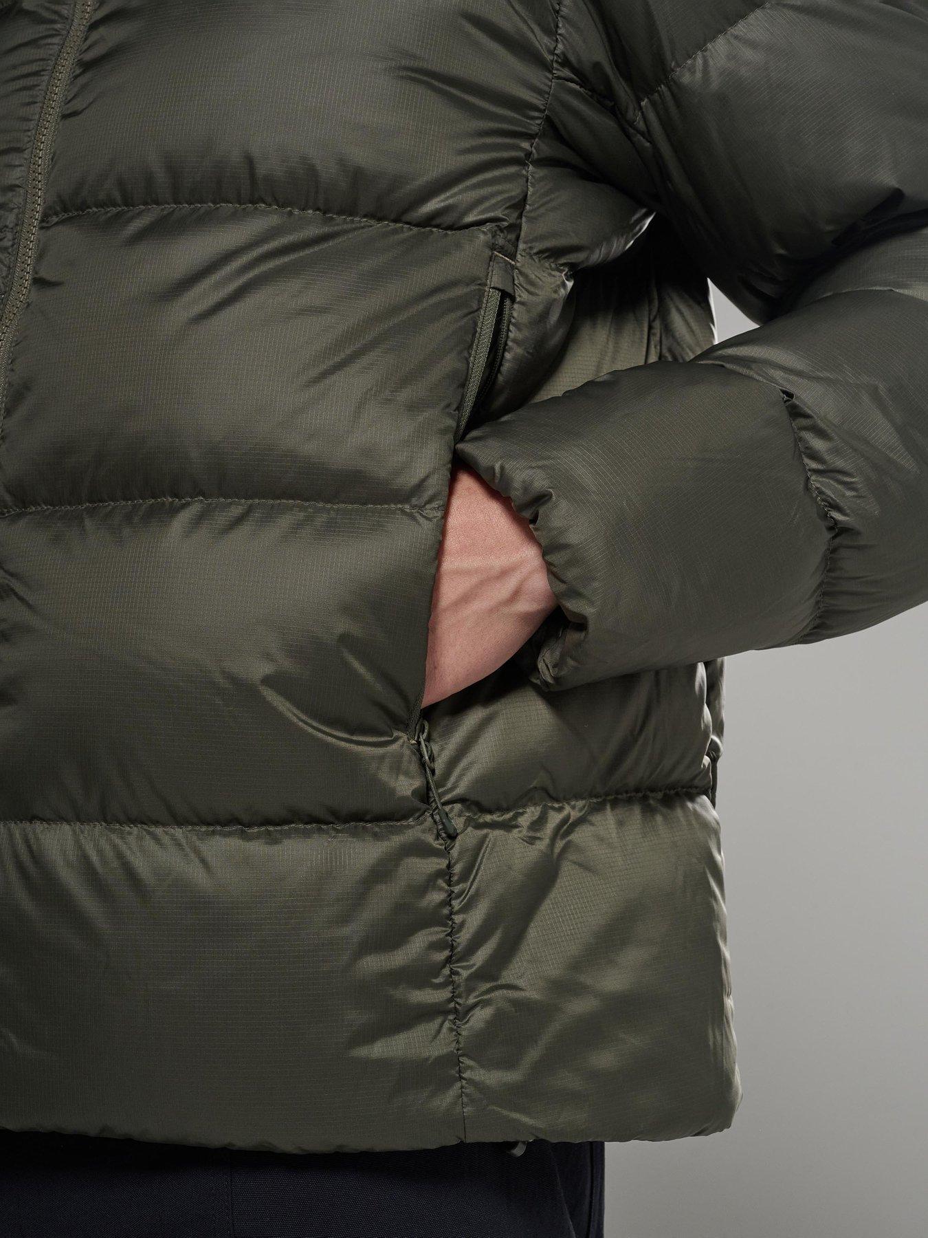 Image 5 of 7 of Montane Mens Thaw Hooded Insulated Padded Jacket - Green