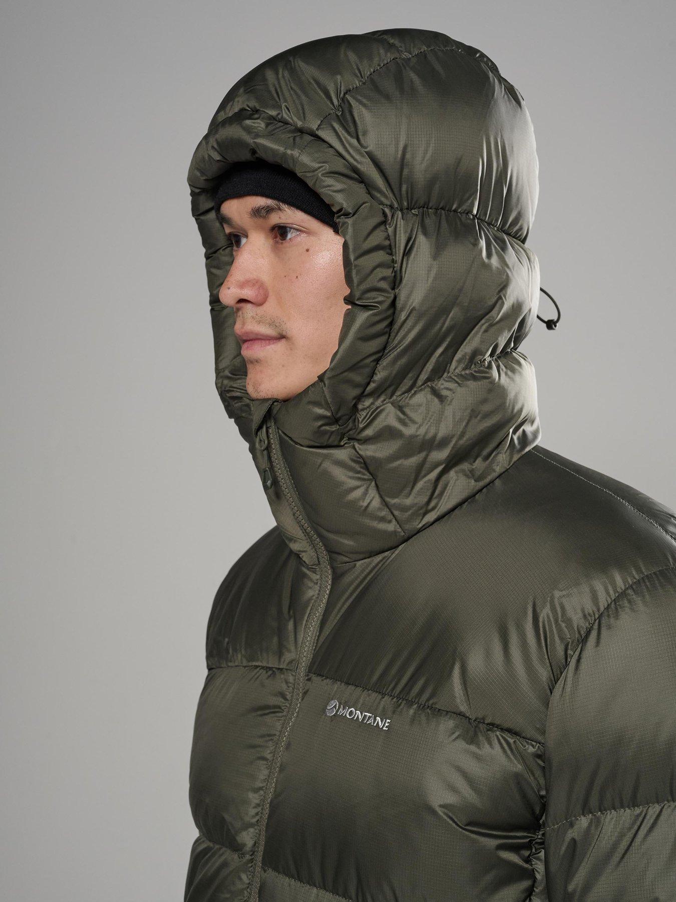 Image 6 of 7 of Montane Mens Thaw Hooded Insulated Padded Jacket - Green