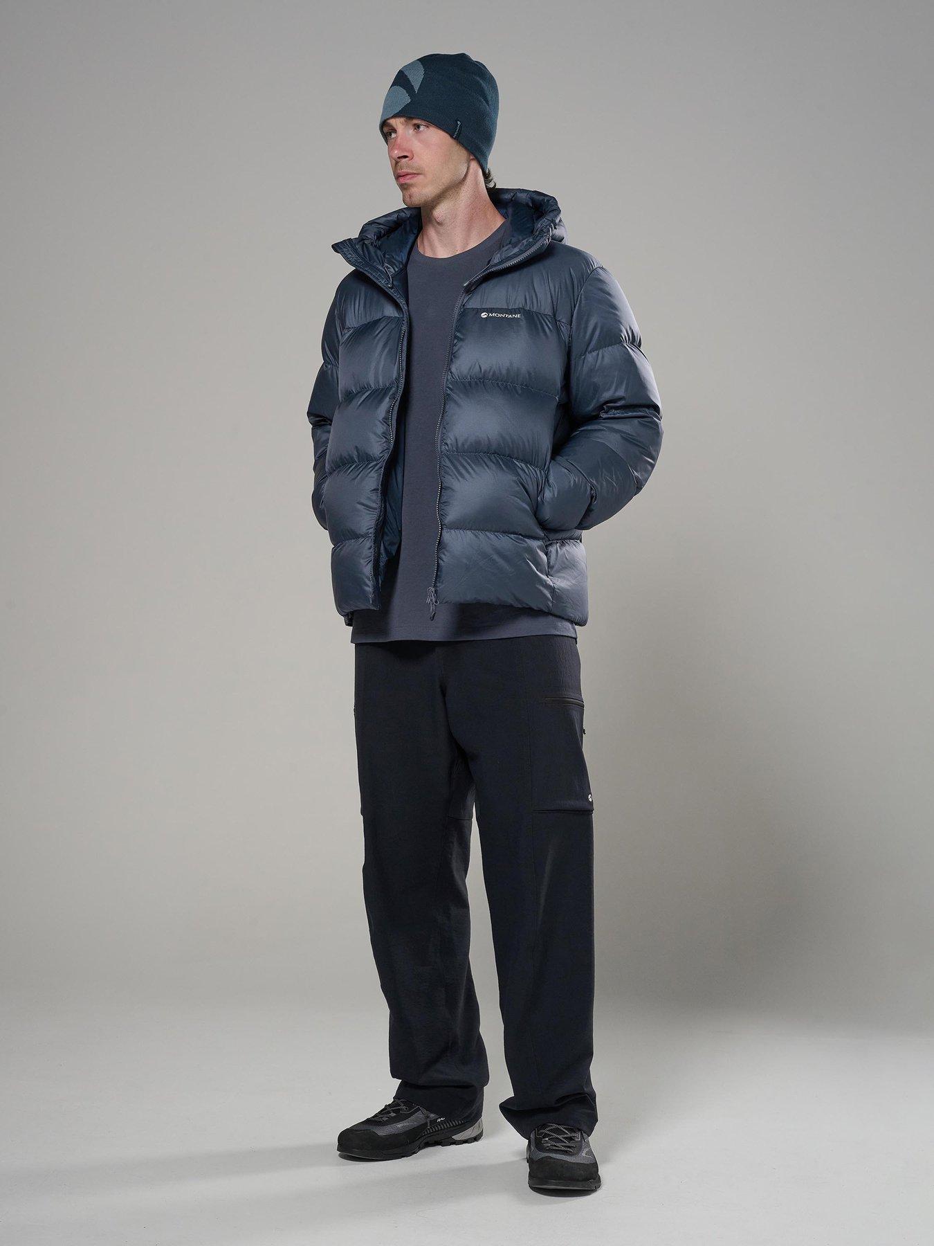 Image 3 of 7 of Montane Mens Thaw Hooded Insulated Full Zip Jacket - Navy