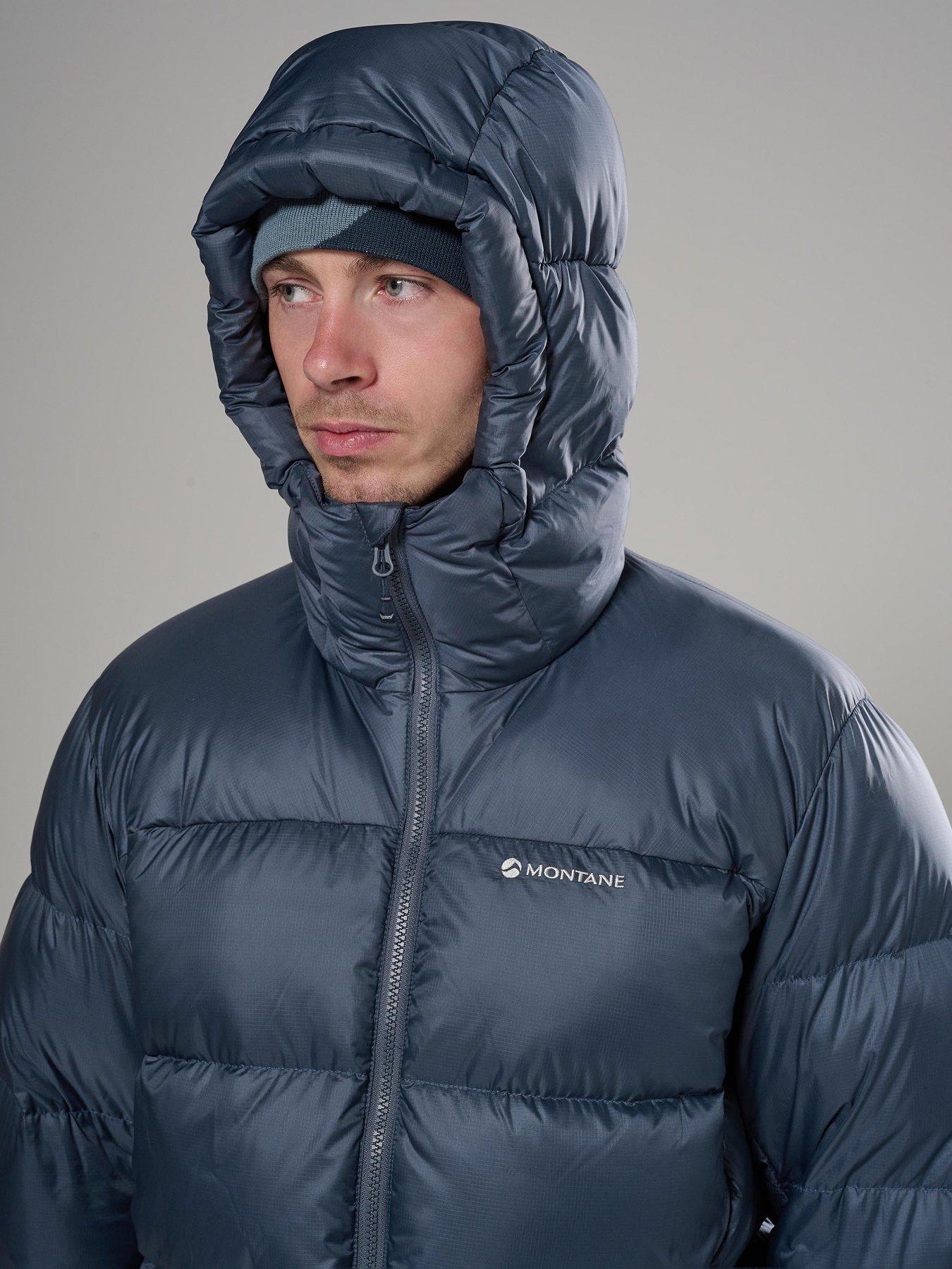 Image 6 of 7 of Montane Mens Thaw Hooded Insulated Full Zip Jacket - Navy