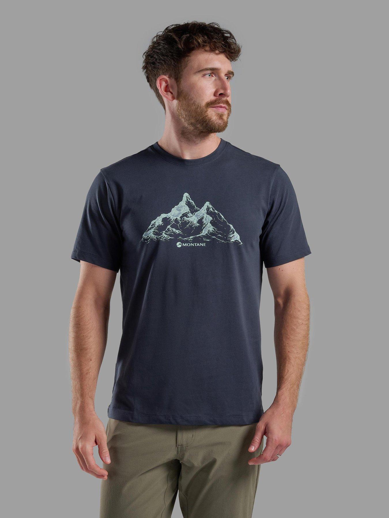 Image 1 of 3 of Montane Mens Graphic Regular Fit T-Shirt - Navy