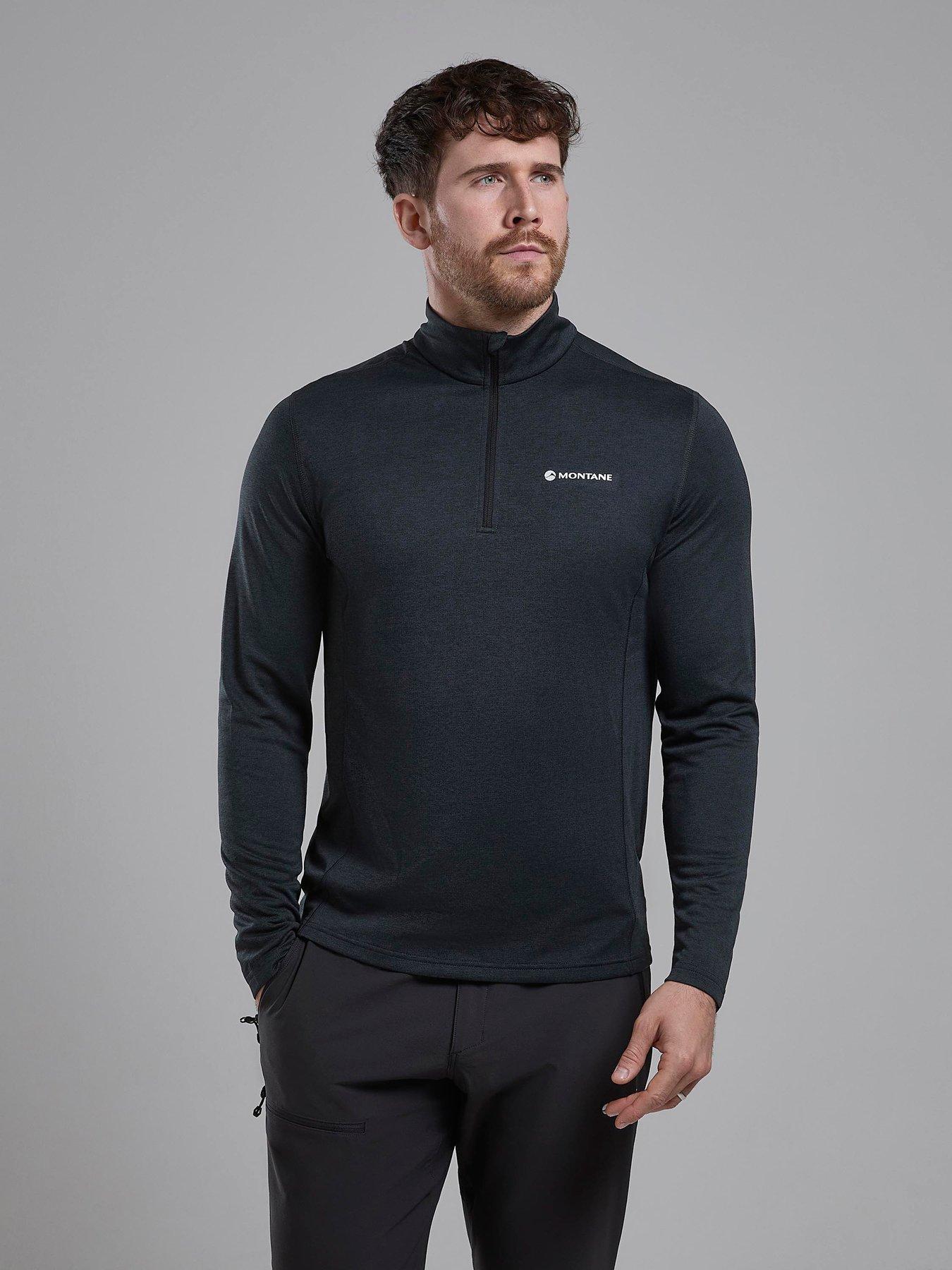 Image 1 of 2 of Montane Mens Dart 1/4 Zip Top - Black