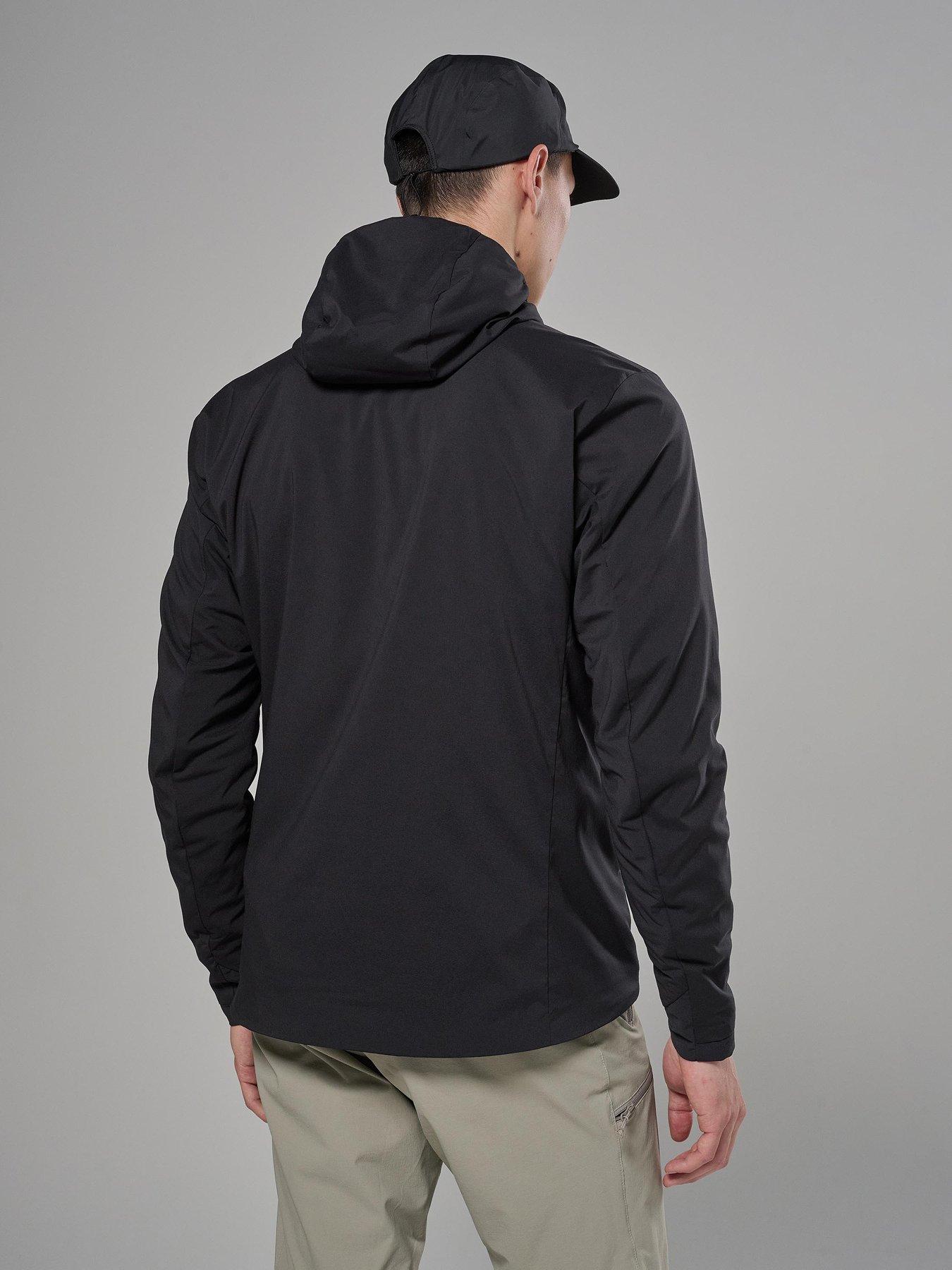 Image 2 of 7 of Montane Mens Khamsin Lite Hooded Shell Jacket - Black