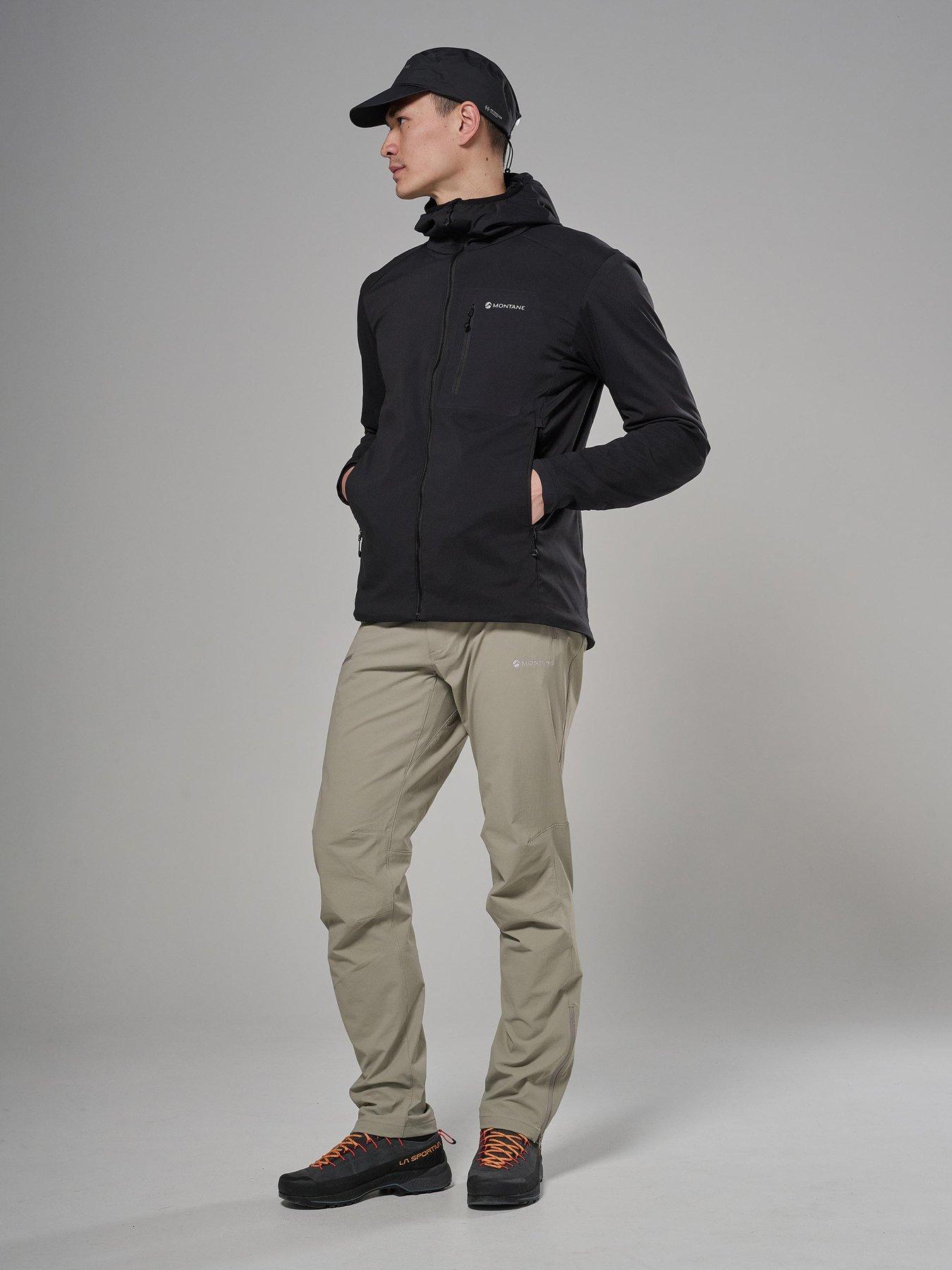 Image 3 of 7 of Montane Mens Khamsin Lite Hooded Shell Jacket - Black
