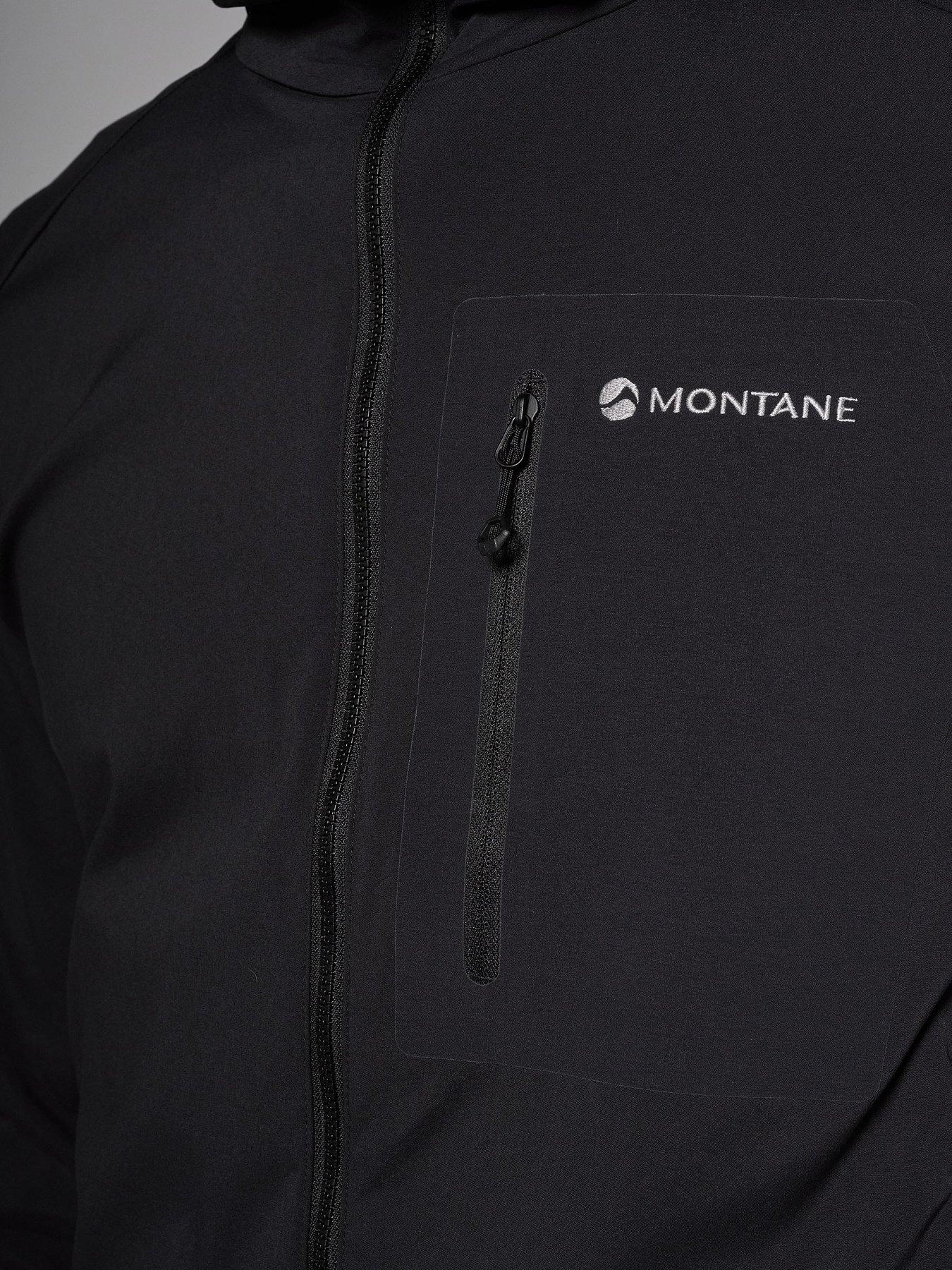 Image 4 of 7 of Montane Mens Khamsin Lite Hooded Shell Jacket - Black
